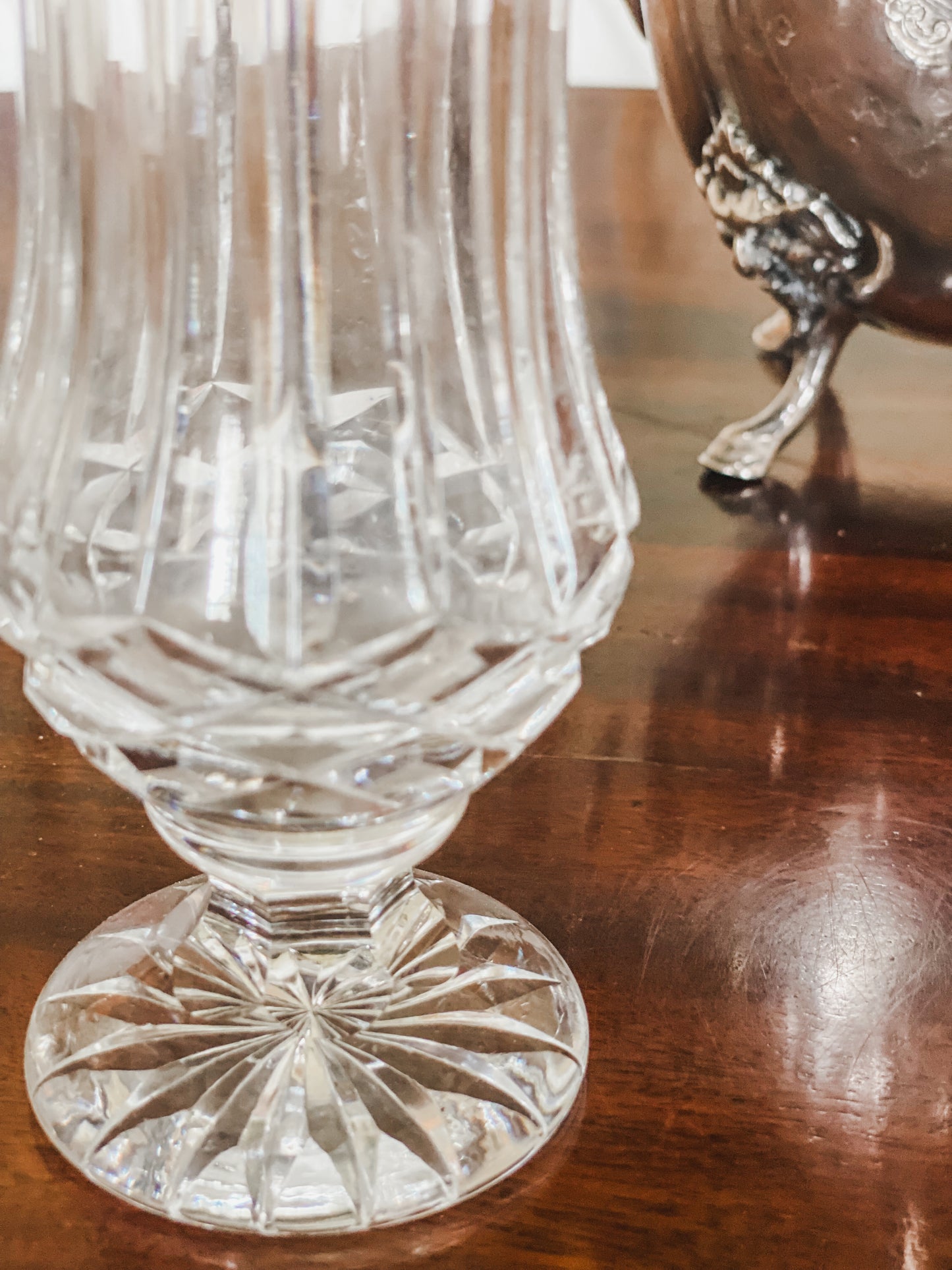 Fabulous Antique Crystal Muffineer