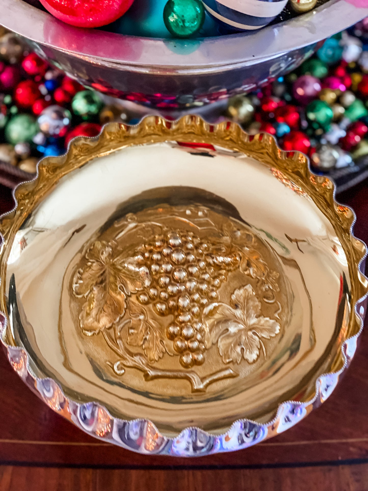 A Very Fine Antique - Walker and Hall Silver and Gold Plated Compote