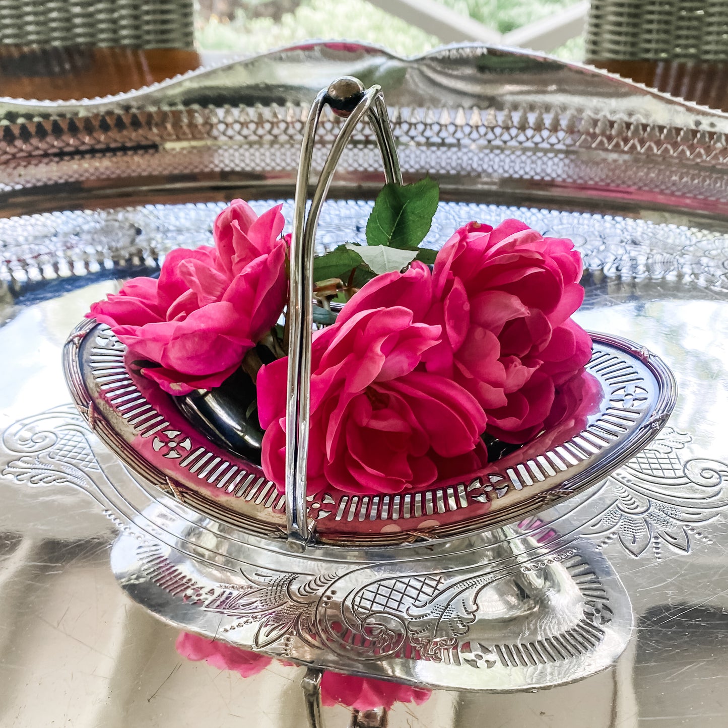 Charming Miniature Antique Basket