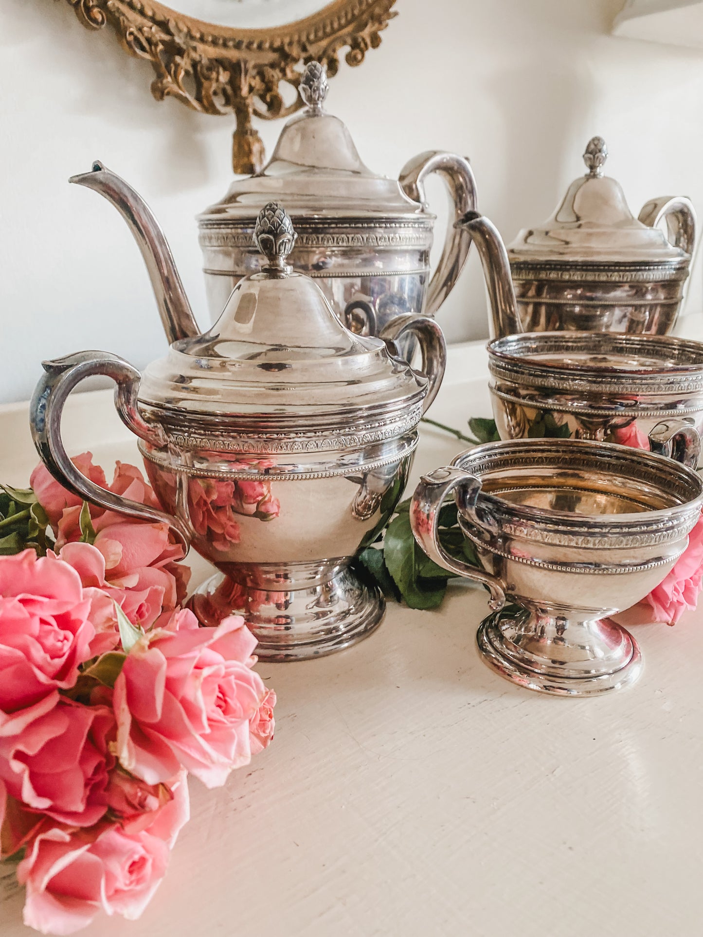 Grand 7-Piece Antique Gorham Tea & Coffee Service – Exquisite