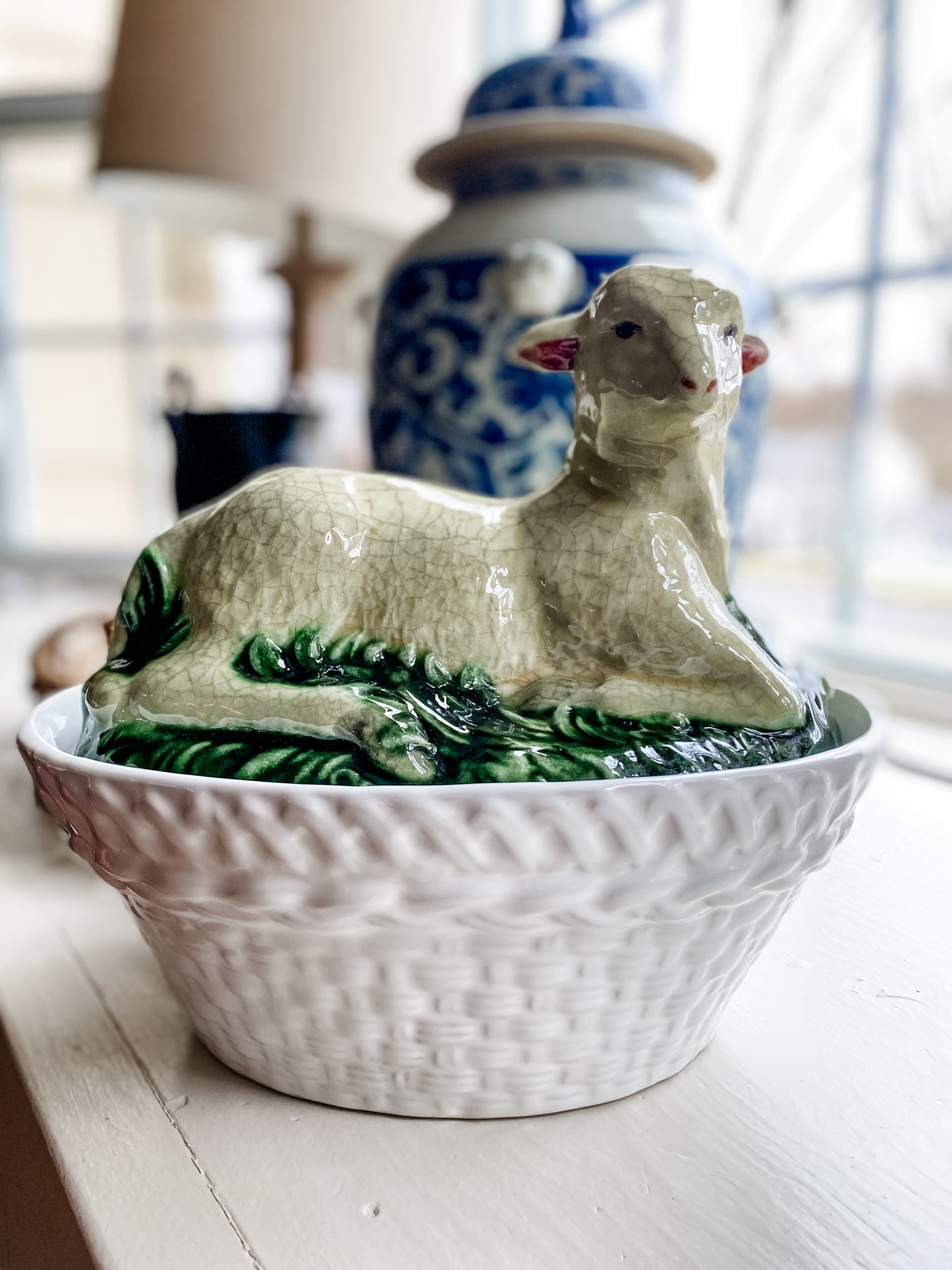 Mottahedeh Lamb Tureen Made in Portugal