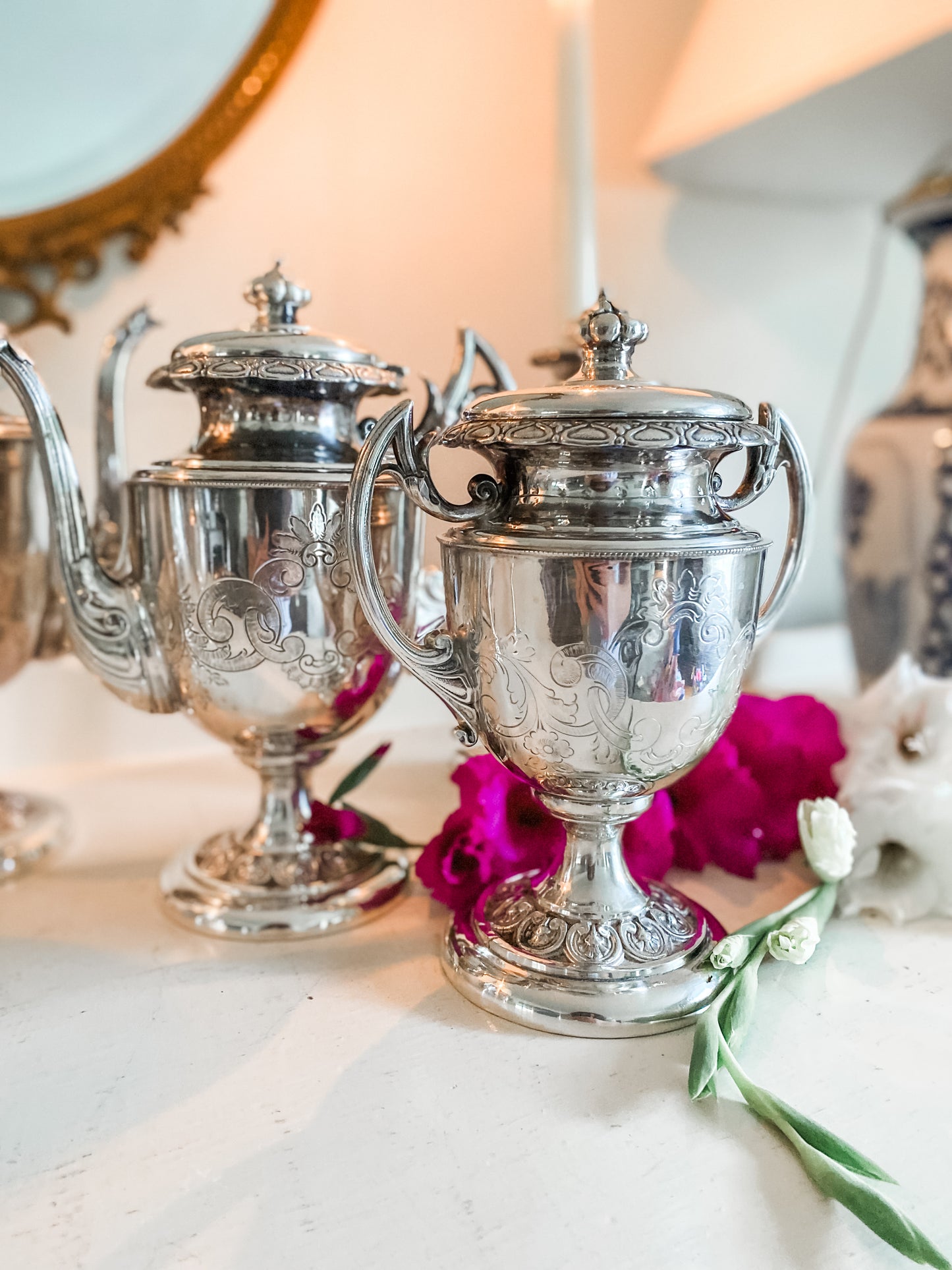 Stunning Antique Tea Set