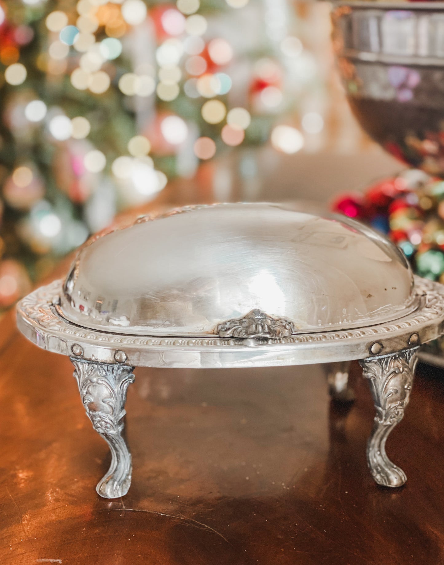 Oval Roll Top Butter Dish