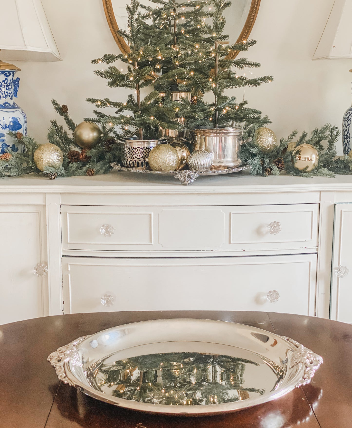 Stunning Baroque Double Handled Tray