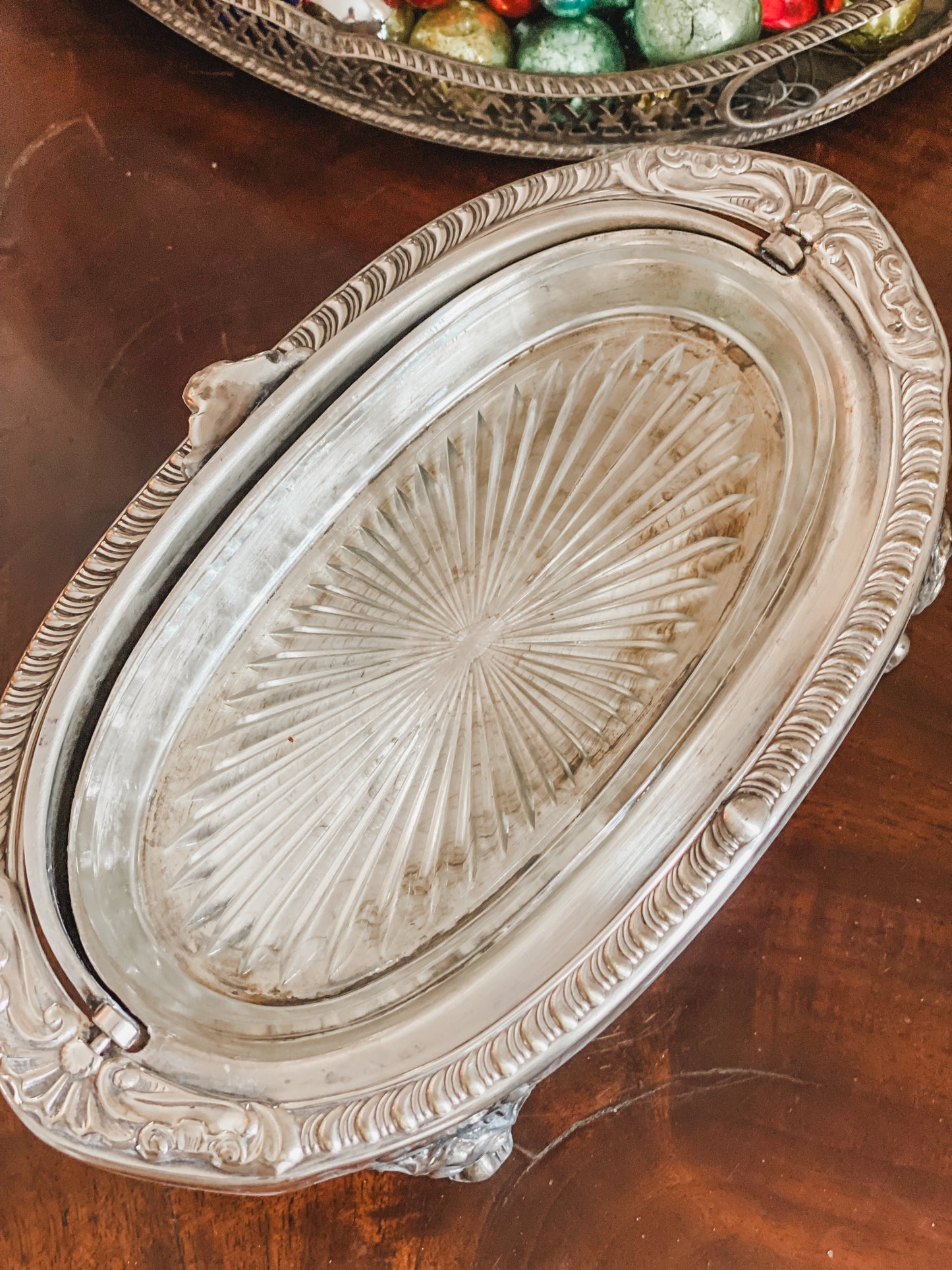 Oval Roll Top Butter Dish