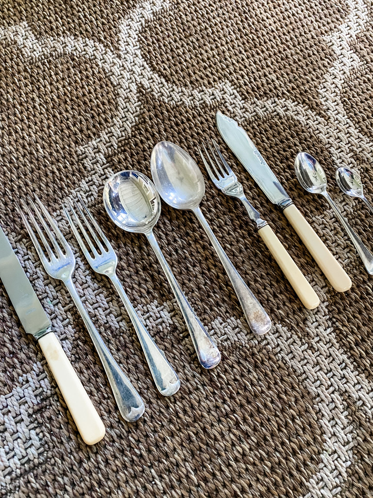 64 - Piece Sheffield James Ryal Flatware Set