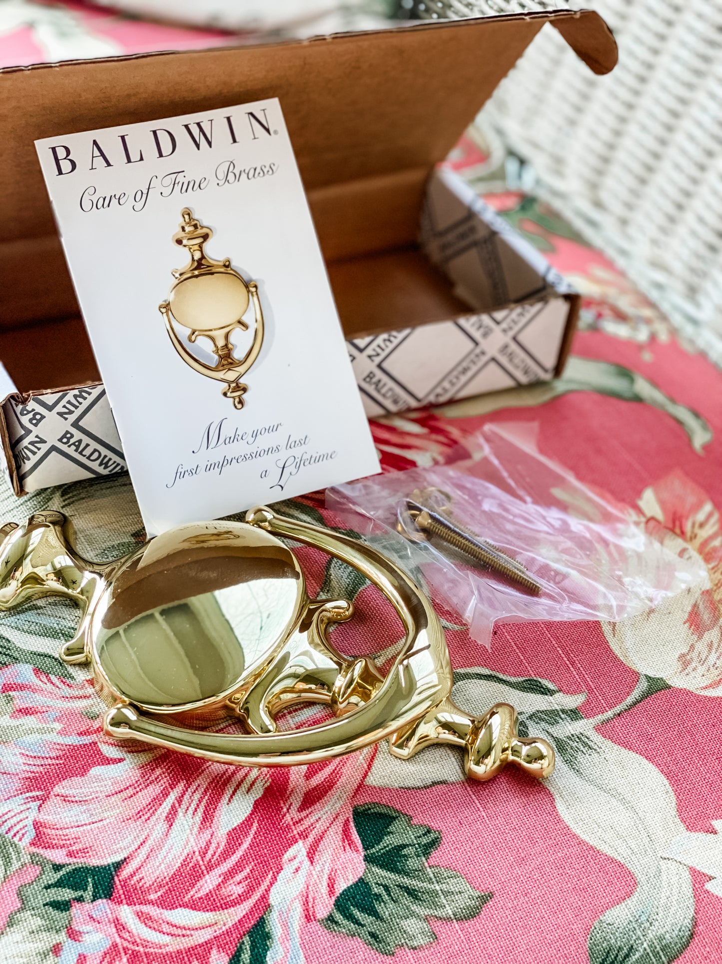 Classic Baldwin Brass Knocker