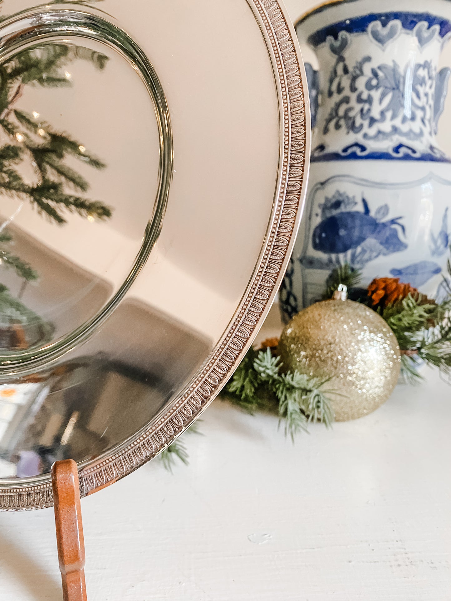 Pair of Chargers Made by the Renowned Brand, Christofle