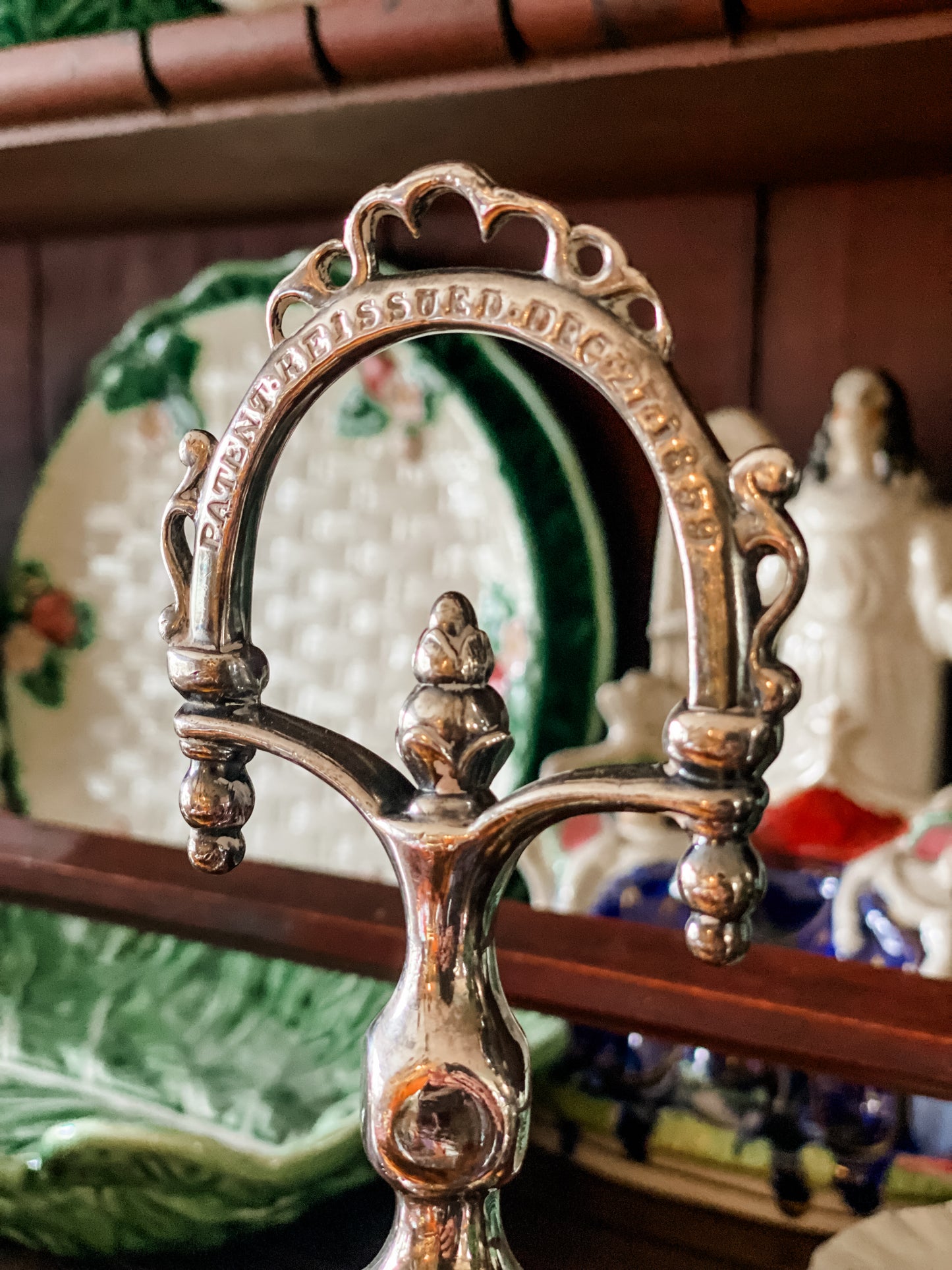 Antique Table Caster Egg Stand