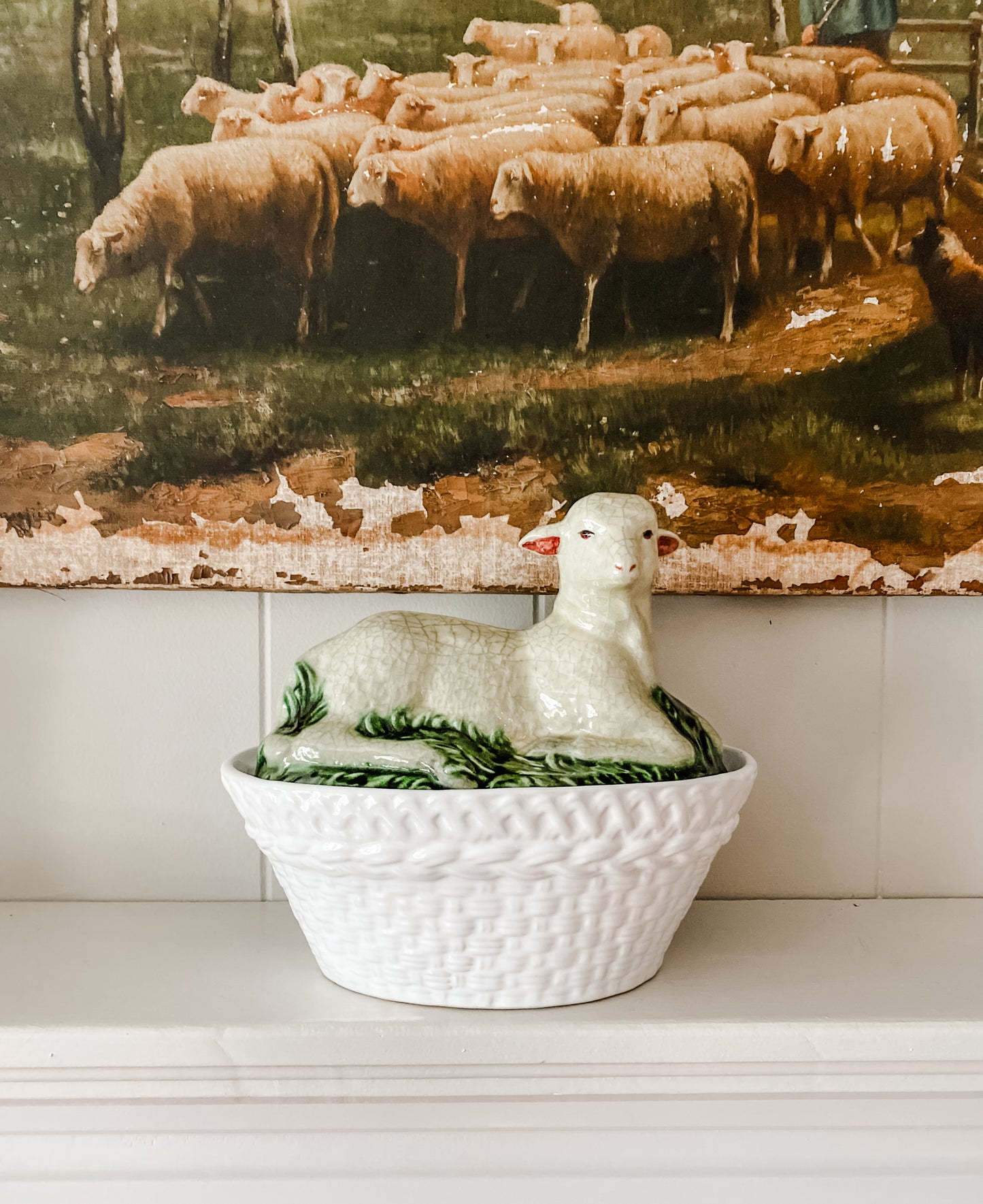 Mottahedeh Lamb Tureen Made in Portugal