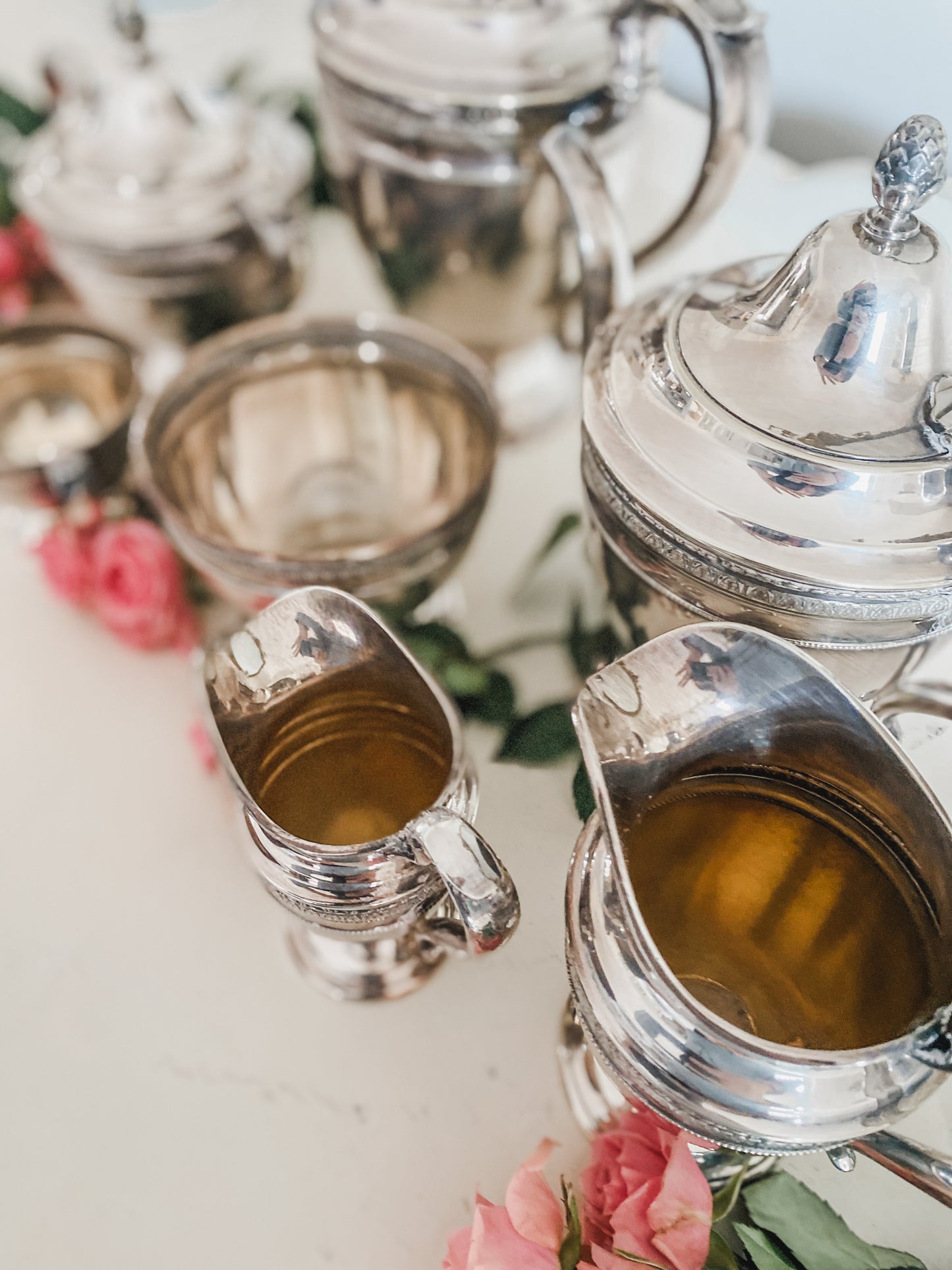 Grand 7-Piece Antique Gorham Tea & Coffee Service – Exquisite