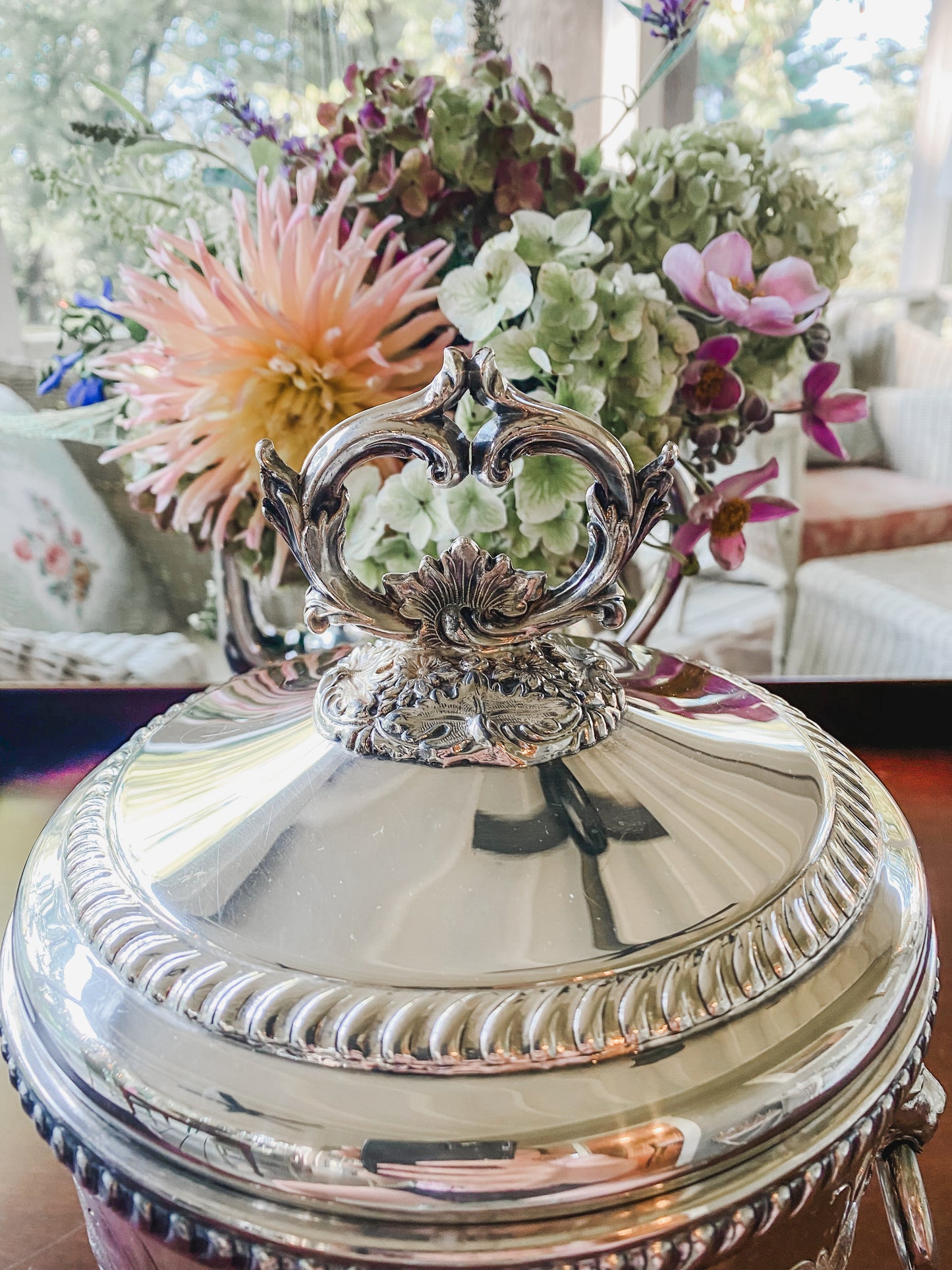 Gorgeous Hand Chased Ice Bucket