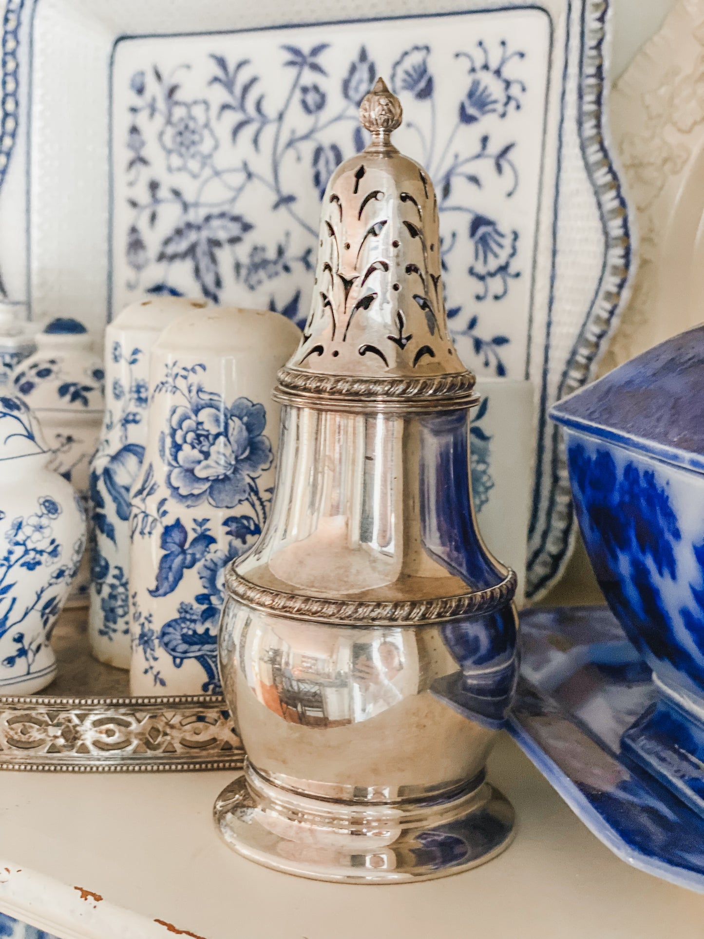 Delightful and Useful Antique Muffineer