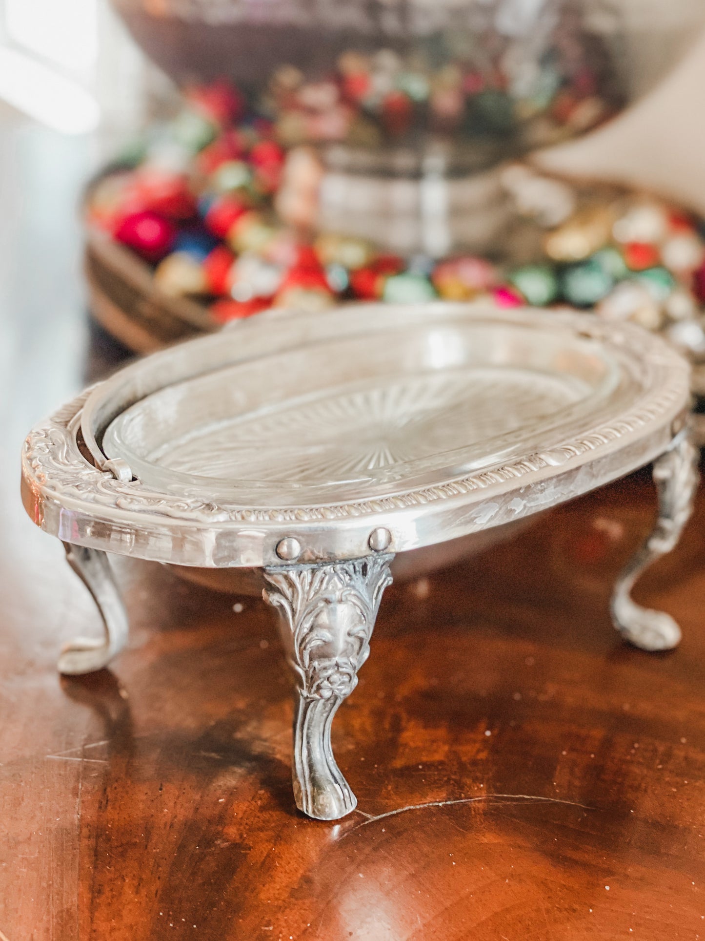 Oval Roll Top Butter Dish