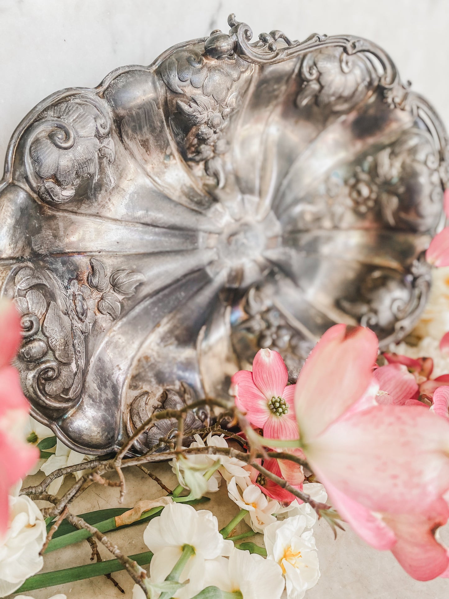 Antique Victorian Bridal Basket – Brittania Plate