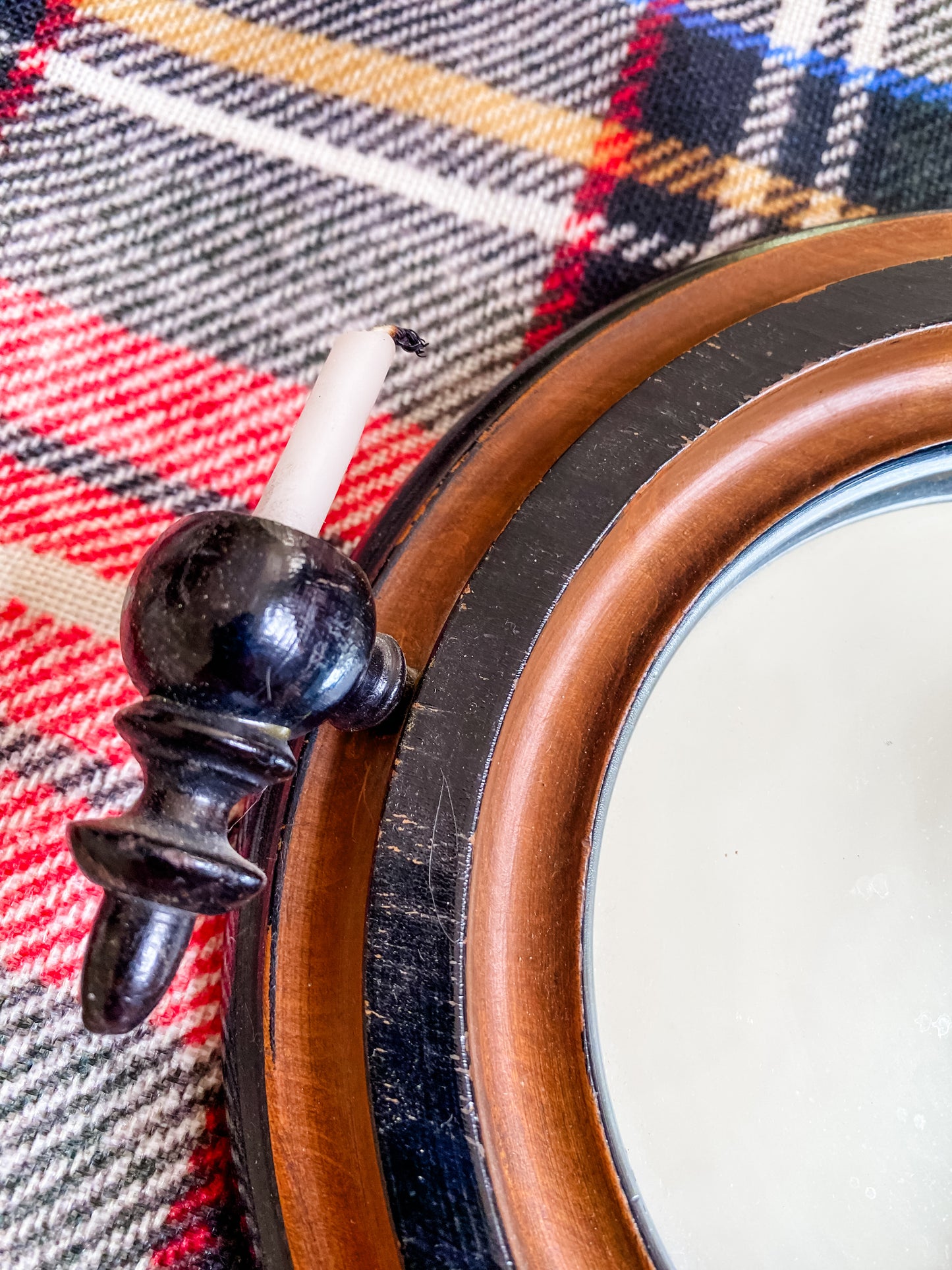 Antique Wooden Mirror