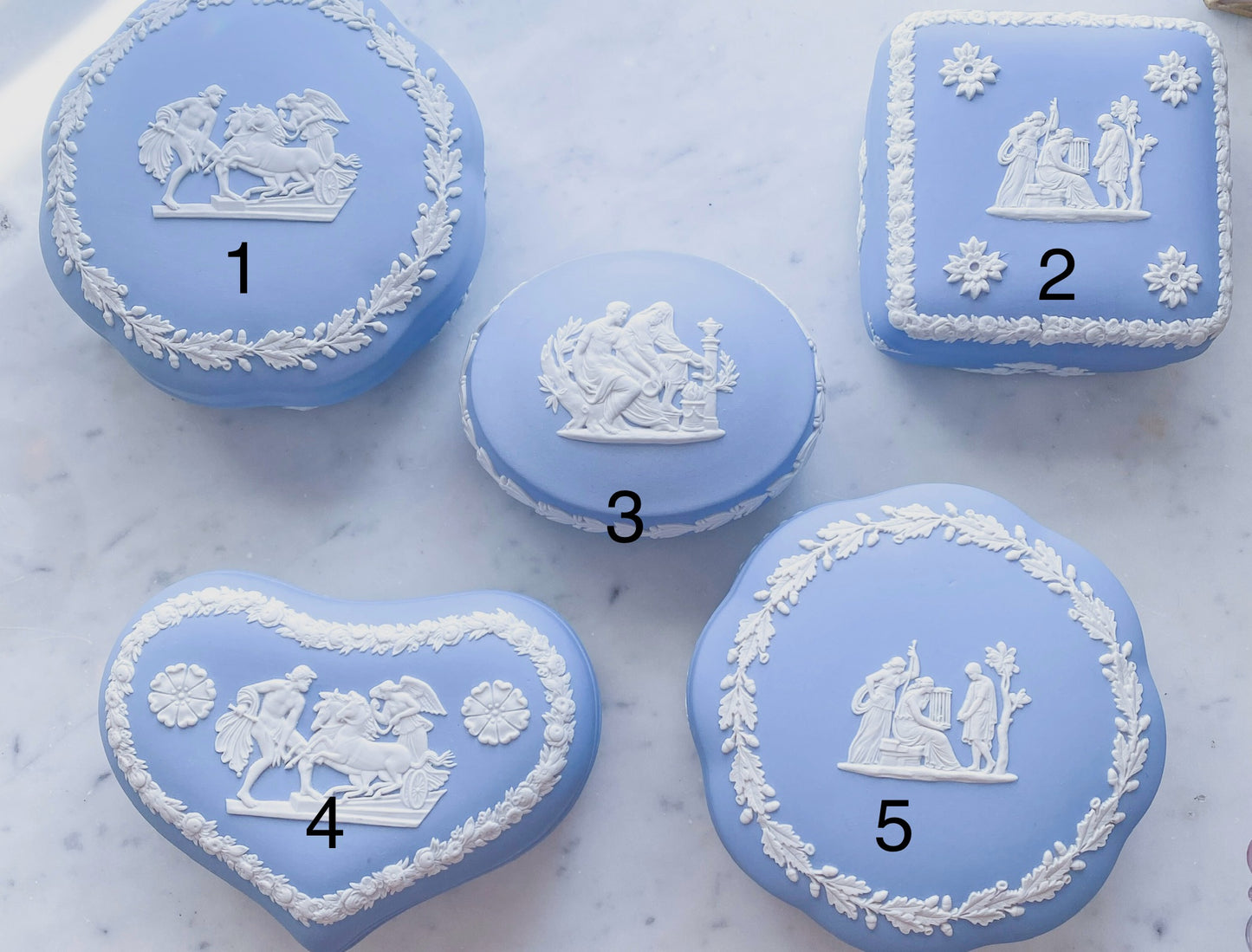 Wedgwood Jasperware Lidded Trinket Box