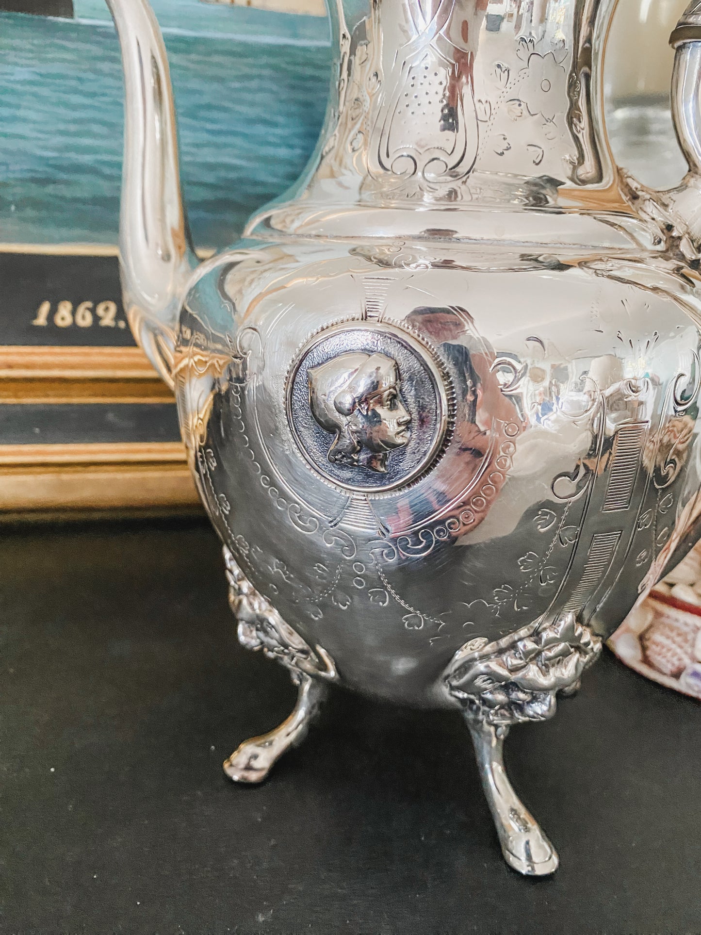 Antique Meriden Coffee Pot