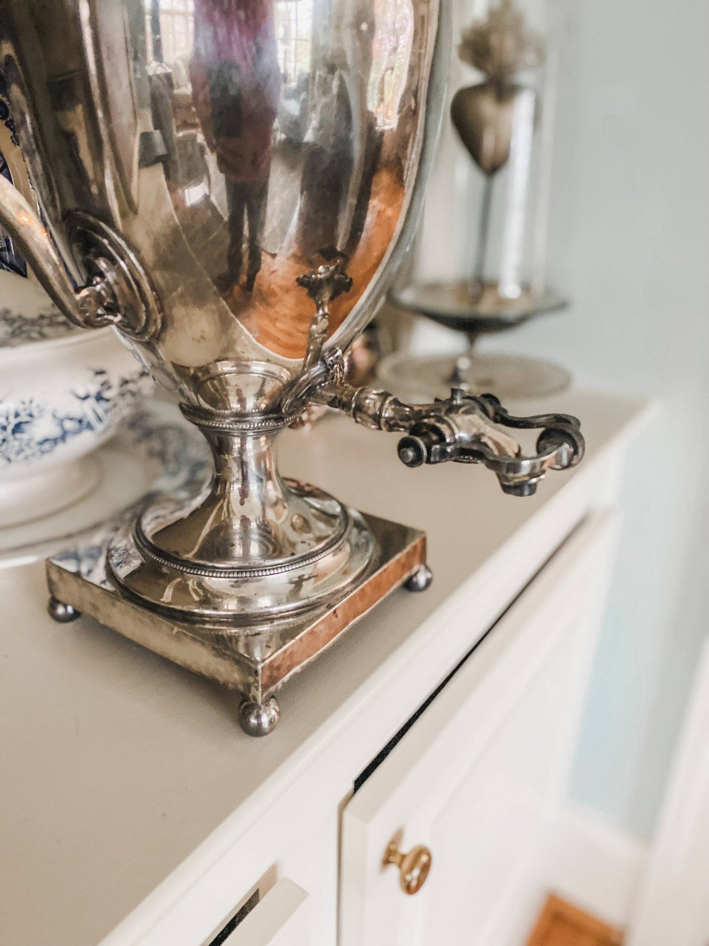 Antique Walker & Hall Silverplate Urn – Grand Grecian Form