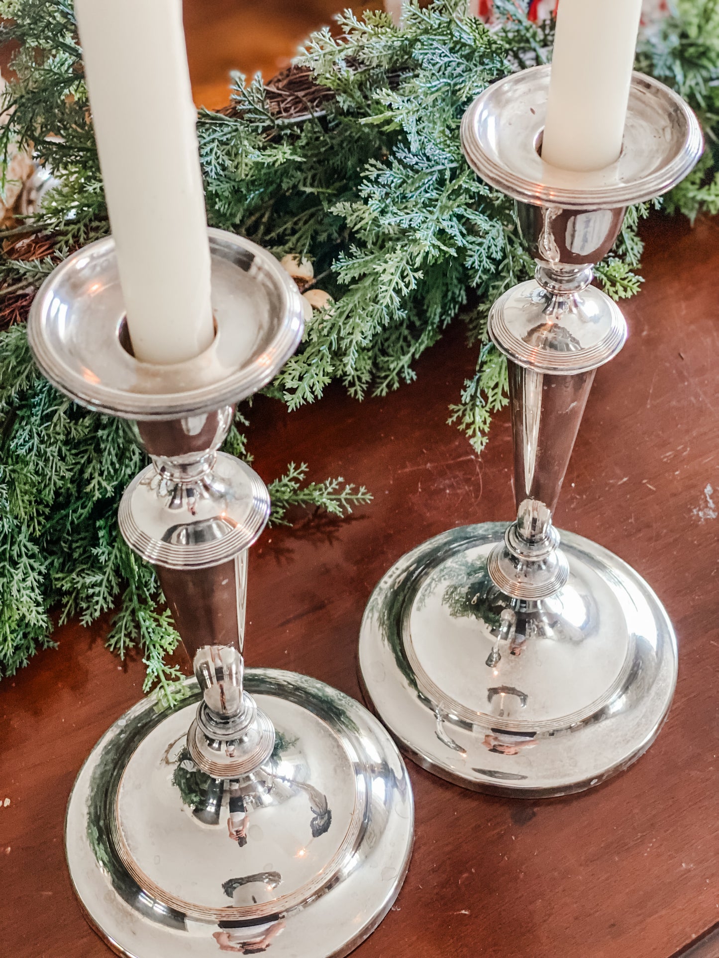 Elegant Antique Candlesticks