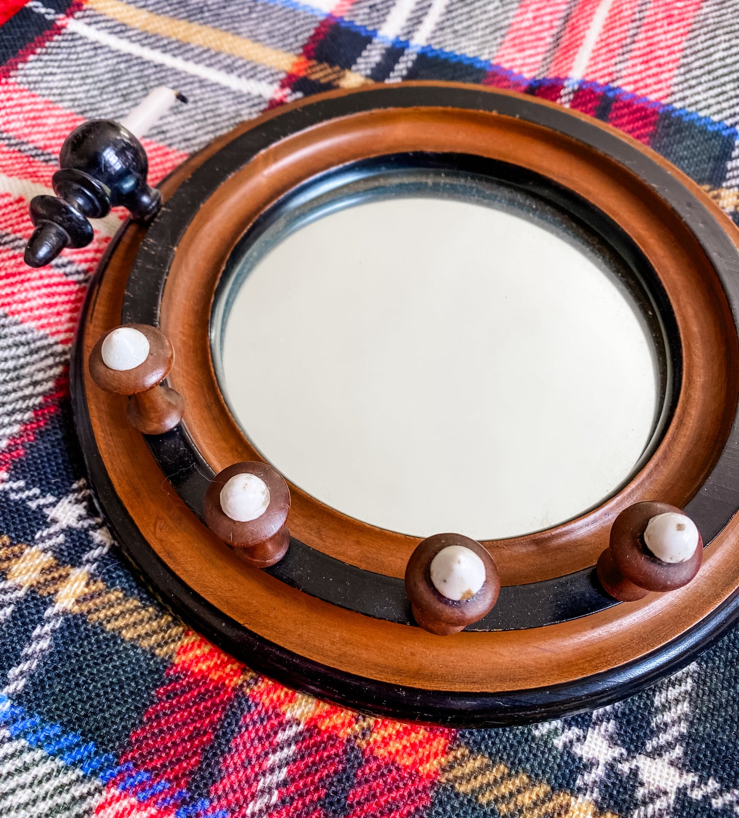 Antique Wooden Mirror