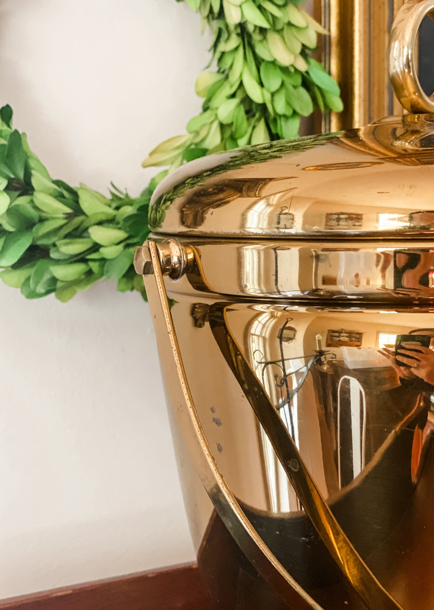 Saks 5th Avenue Brass Ice Bucket