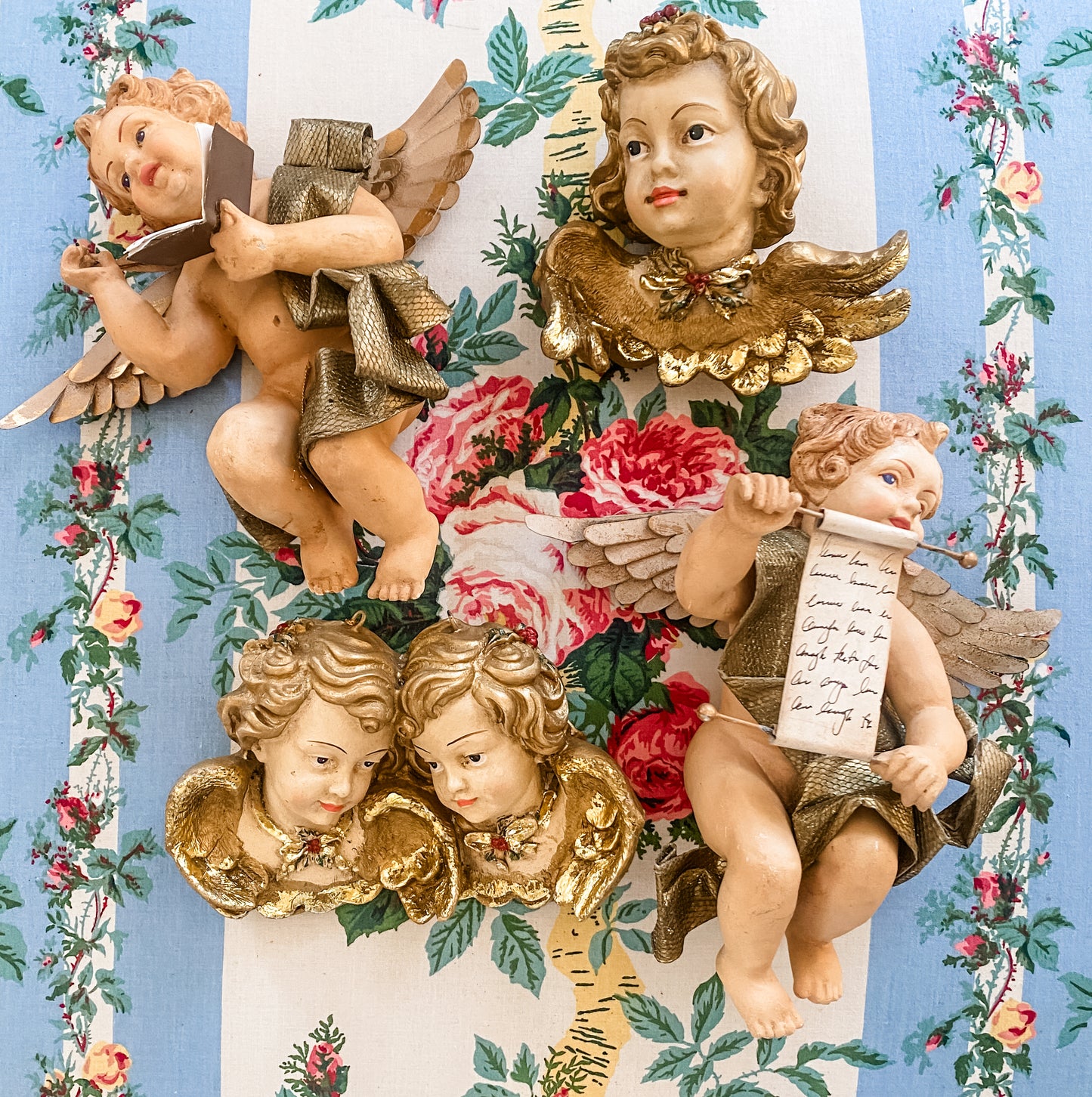 Vintage Putto with Wings