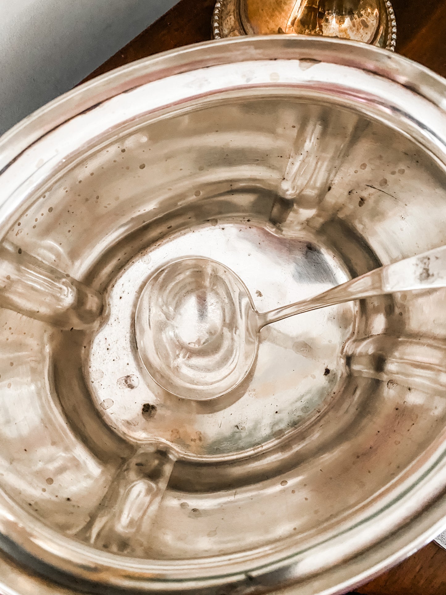 Antique Meriden Silver Soup Tureen