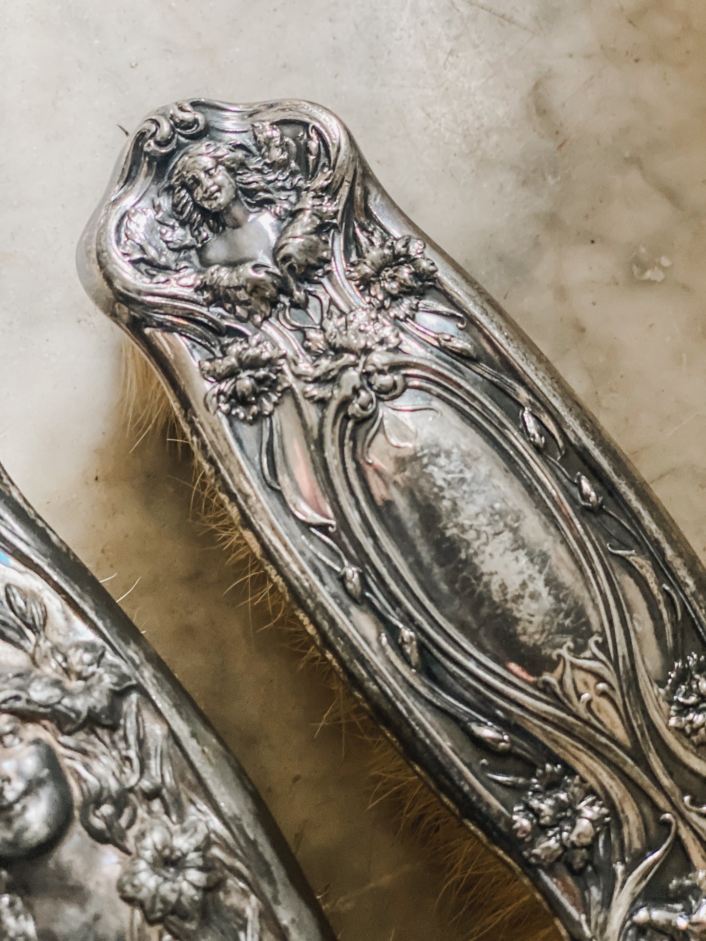 Pair of Victorian Clothes Brushes