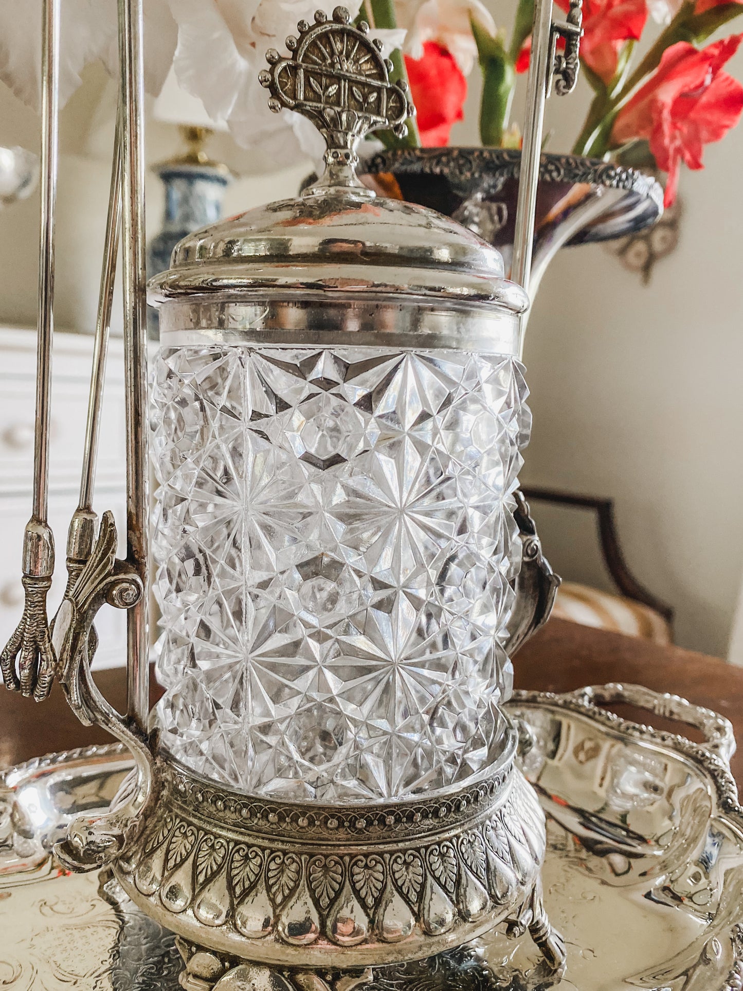 Victorian Pickle Castor Circa Late 1800's