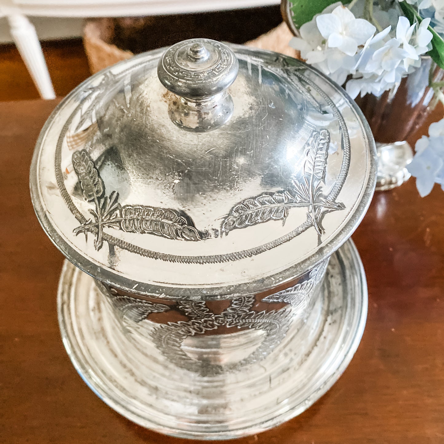 Antique Biscuit Barrel