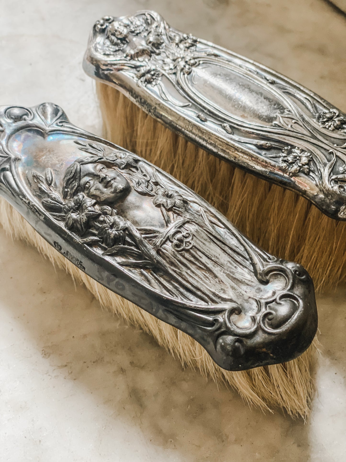 Pair of Victorian Clothes Brushes