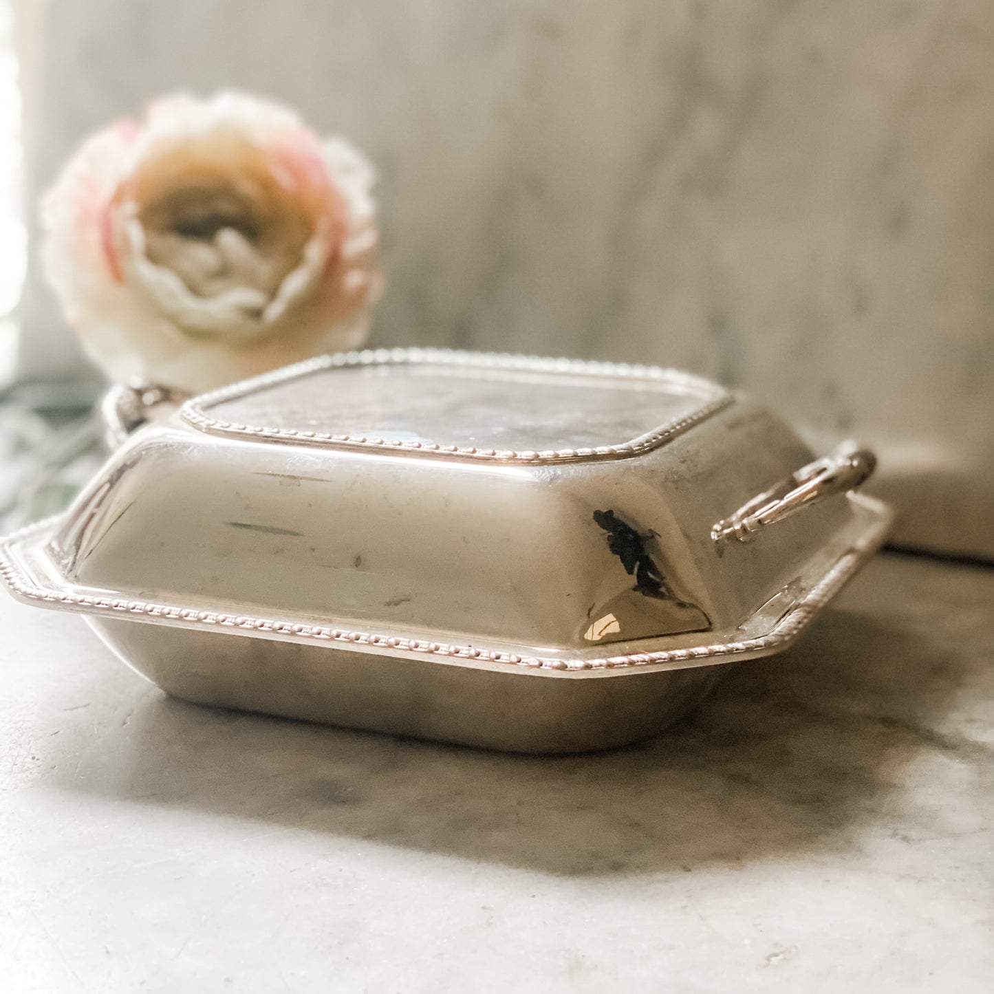 Delightful Roped Edge Covered Dish