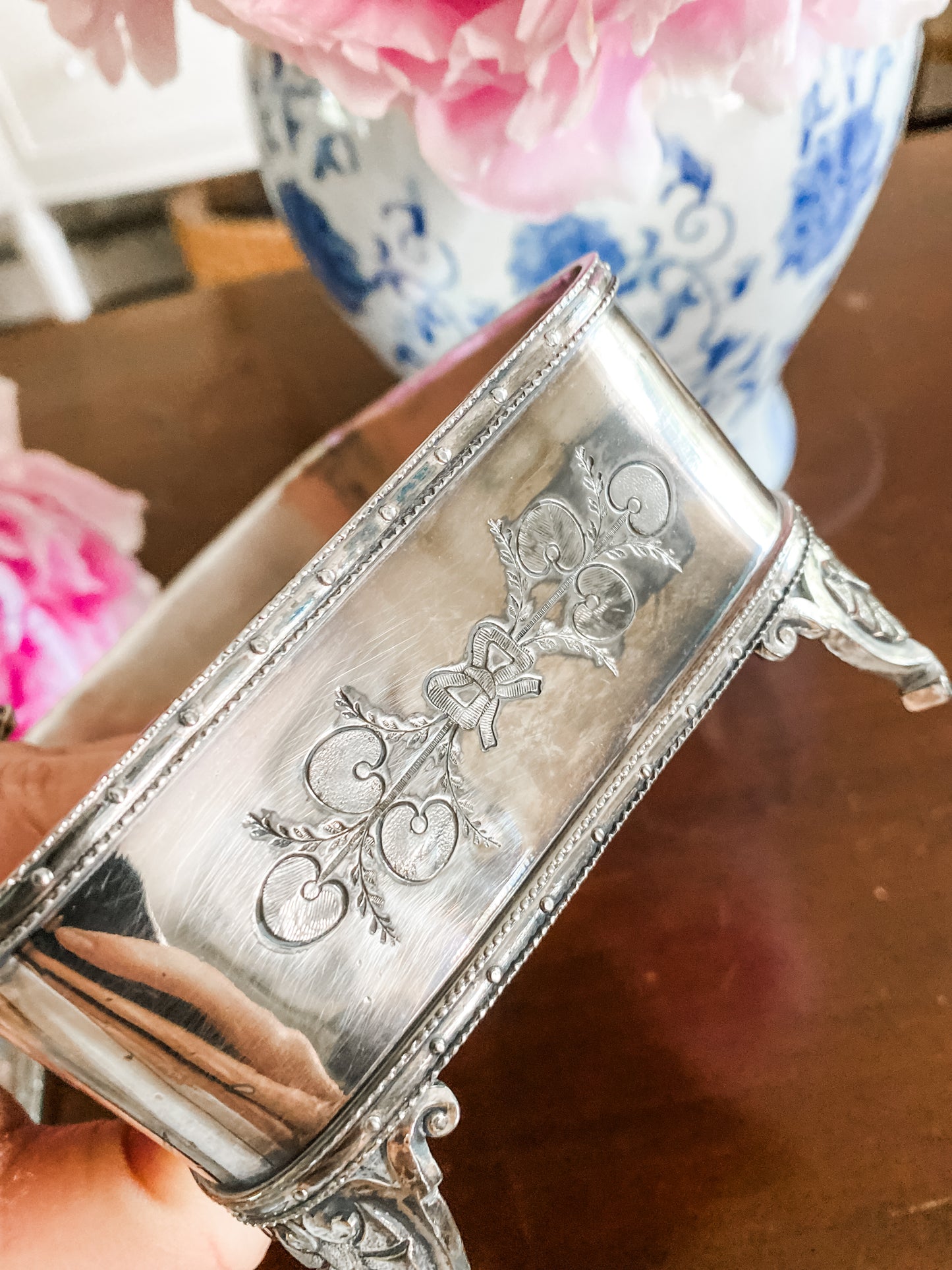 Rare Victorian Quadroupleplate Sardine Box