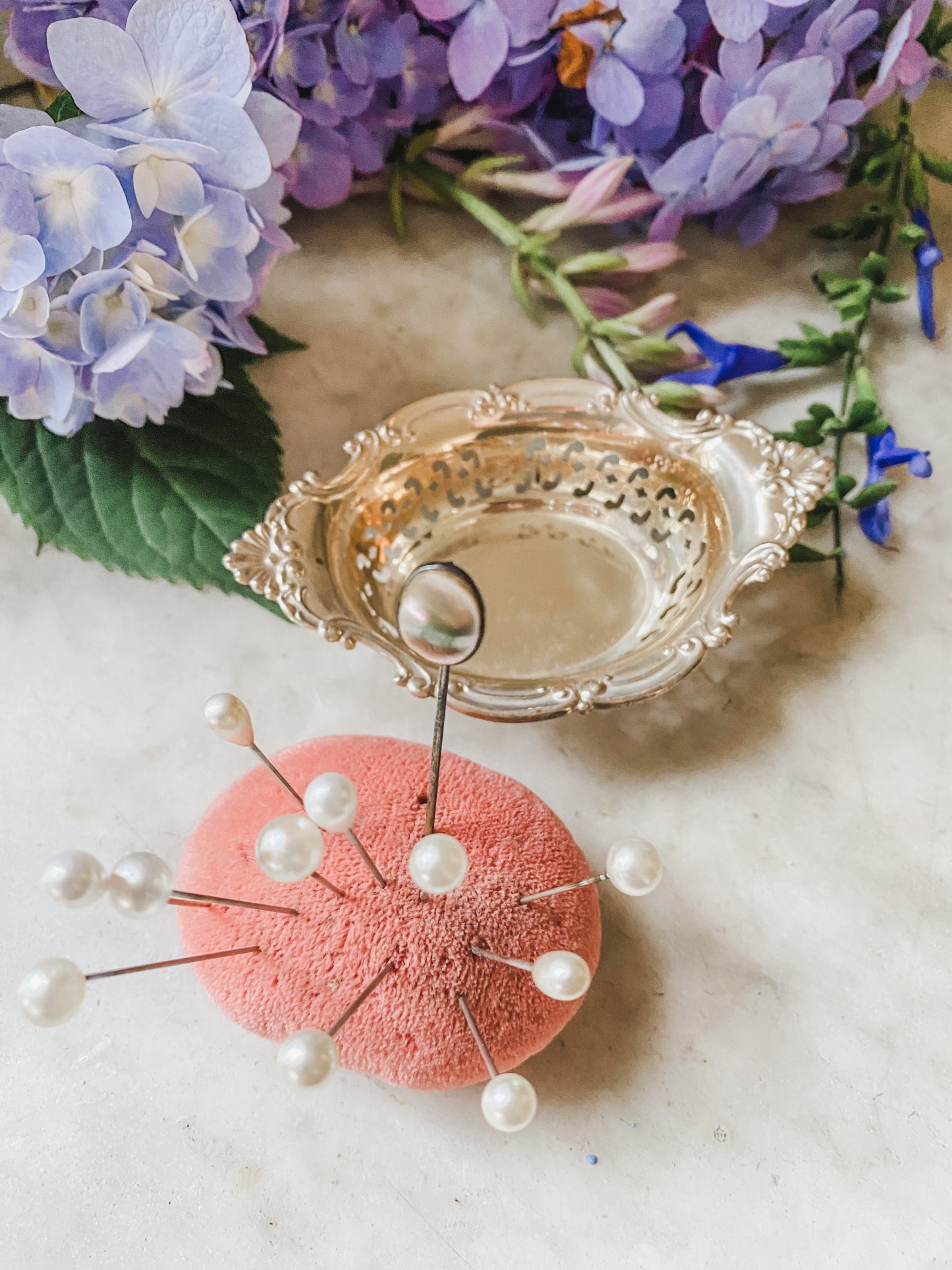 Sterling Silver Pin Cushion