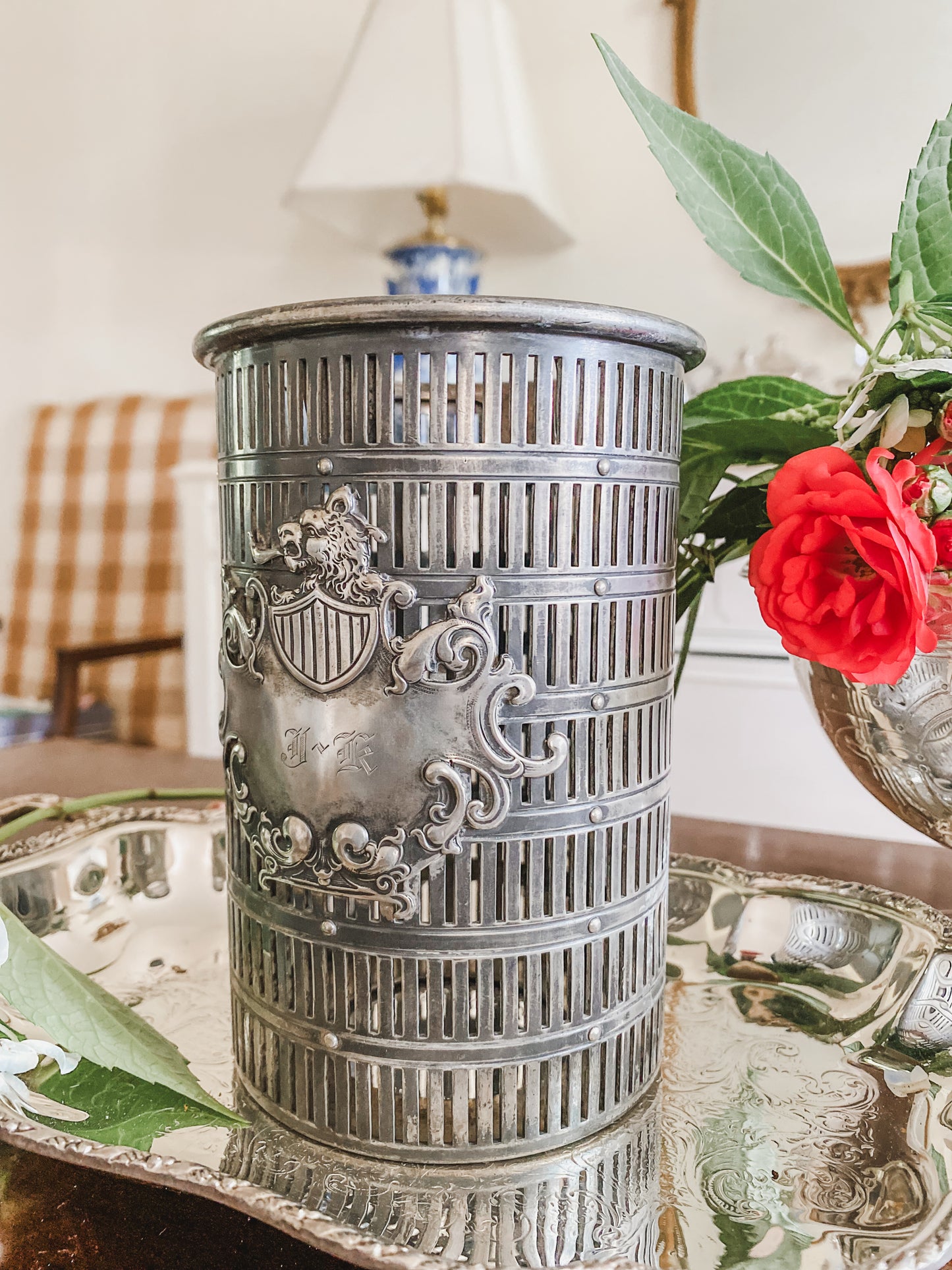 Antique Gentleman's Wine Bottle Holder