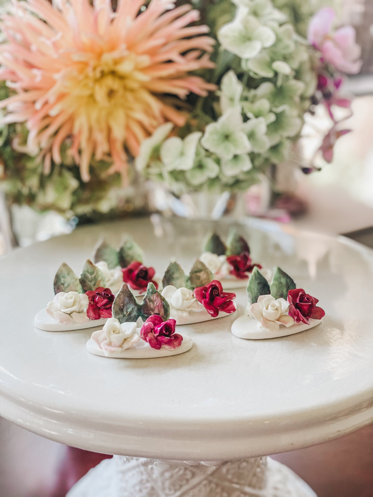 Staffordshire Place Card Holders Set of 6