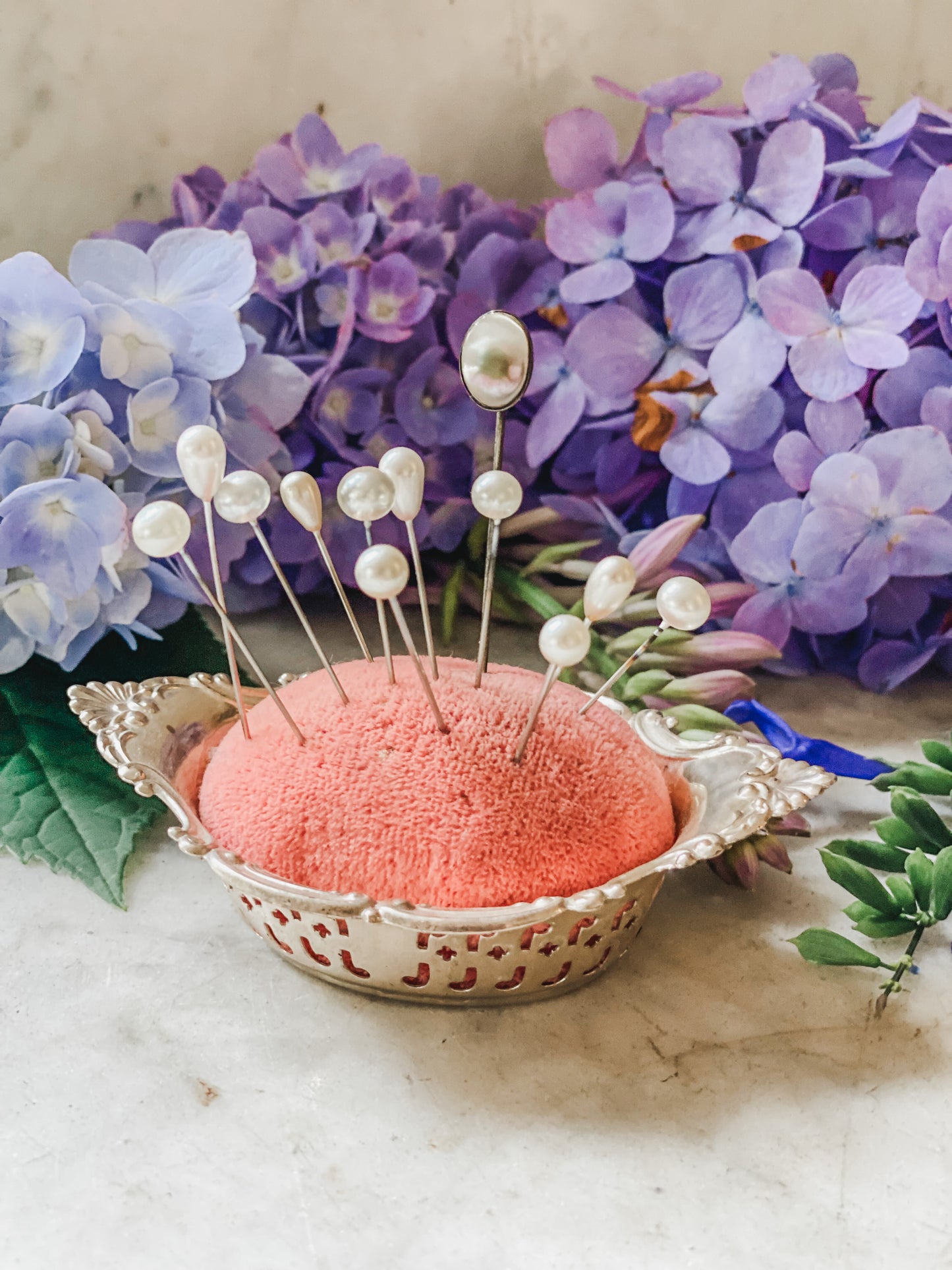 Sterling Silver Pin Cushion