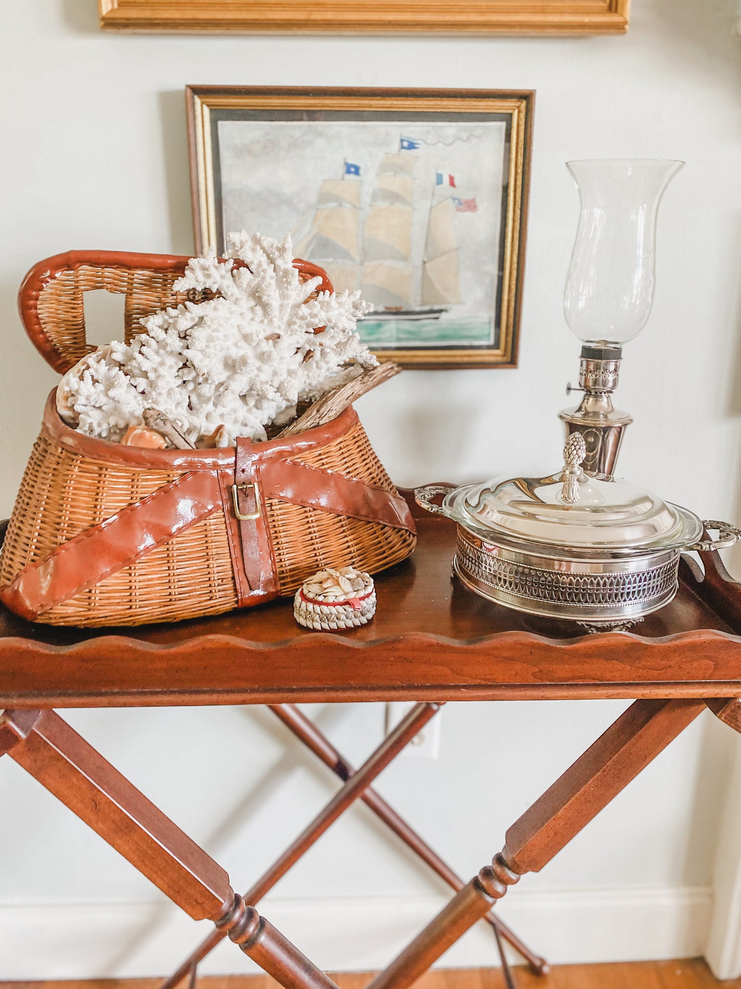 Elegant Pierced Side Covered Dish