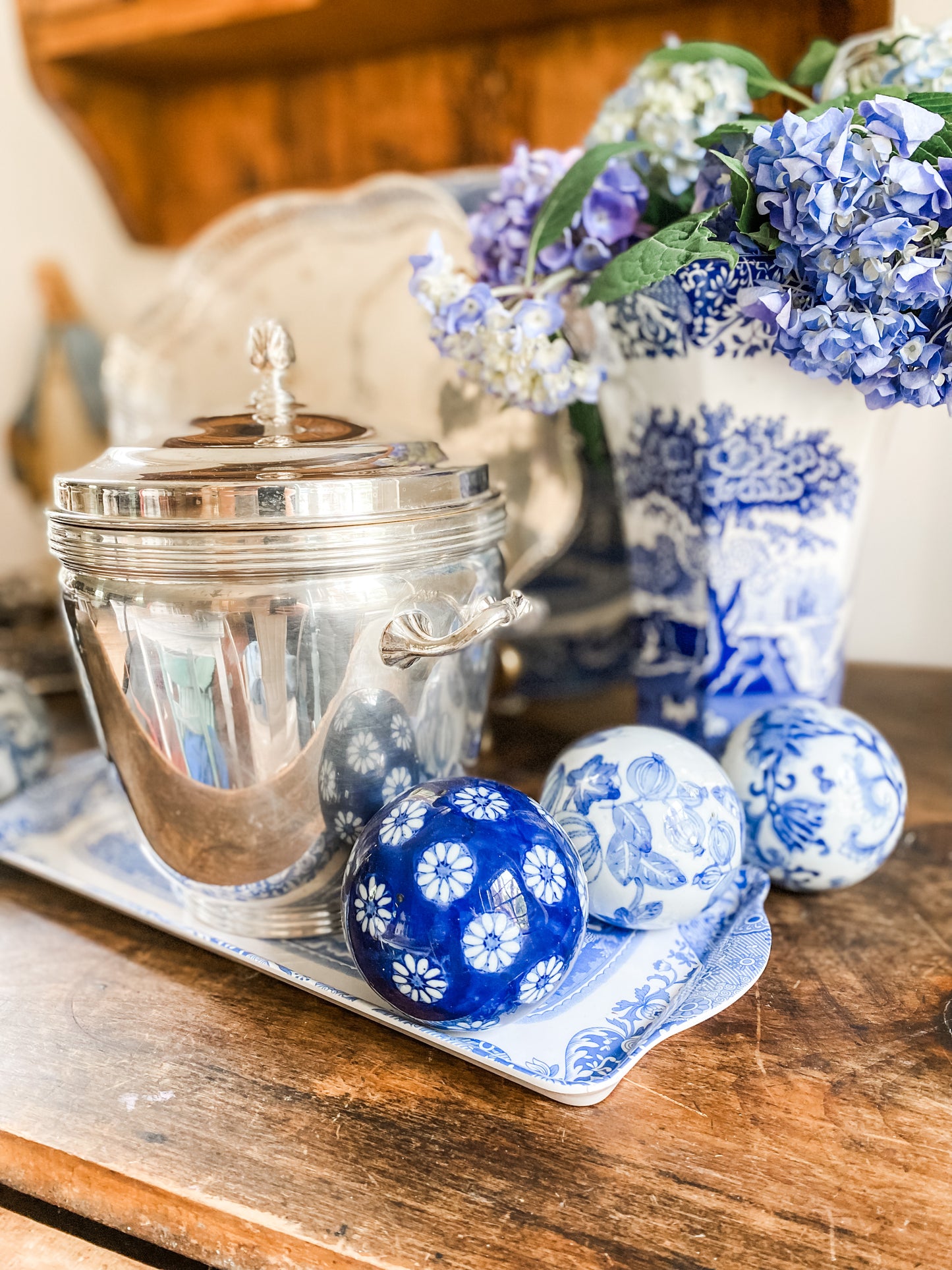 Wonderful Sheffield Silver Ice Bucket