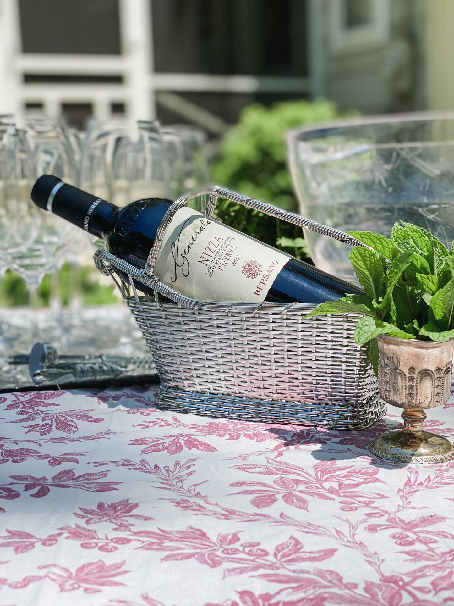 Premier Silver Manufacturer "Christofle" Wine Basket - From Paris