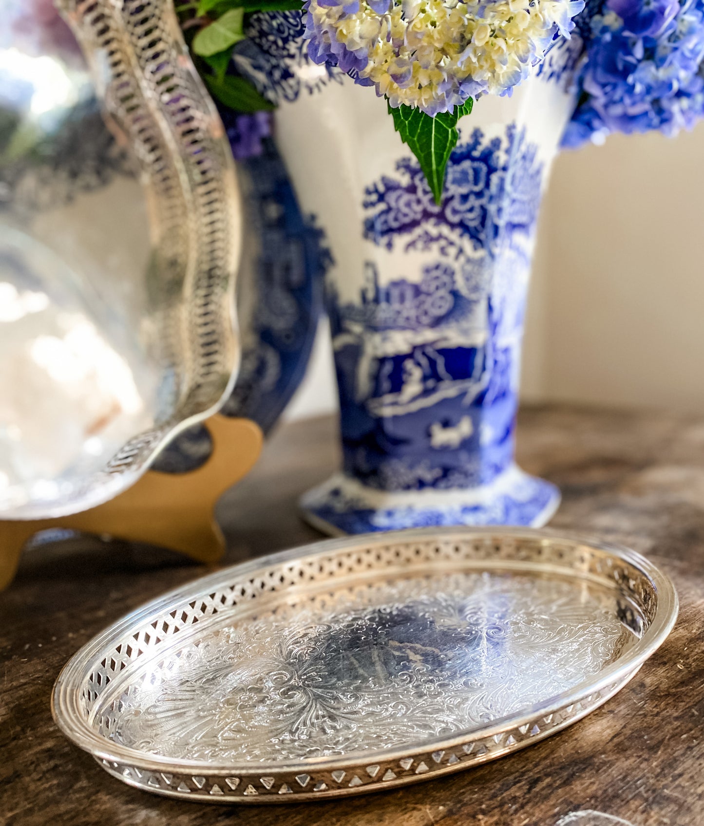 Small Gallery tray by Sheffield Silver