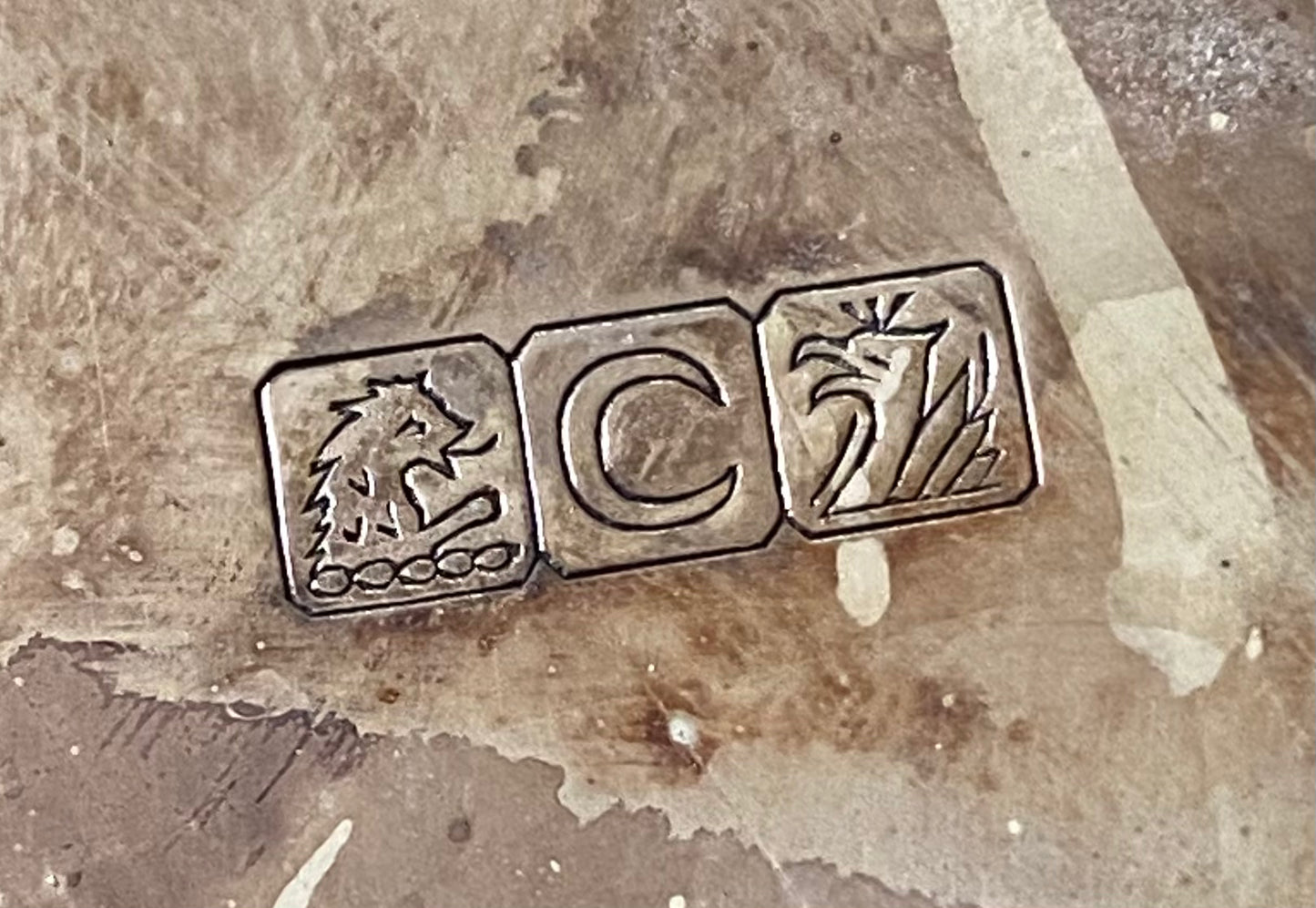 Petite Silver Champagne Bucket with Lion Head Handles.