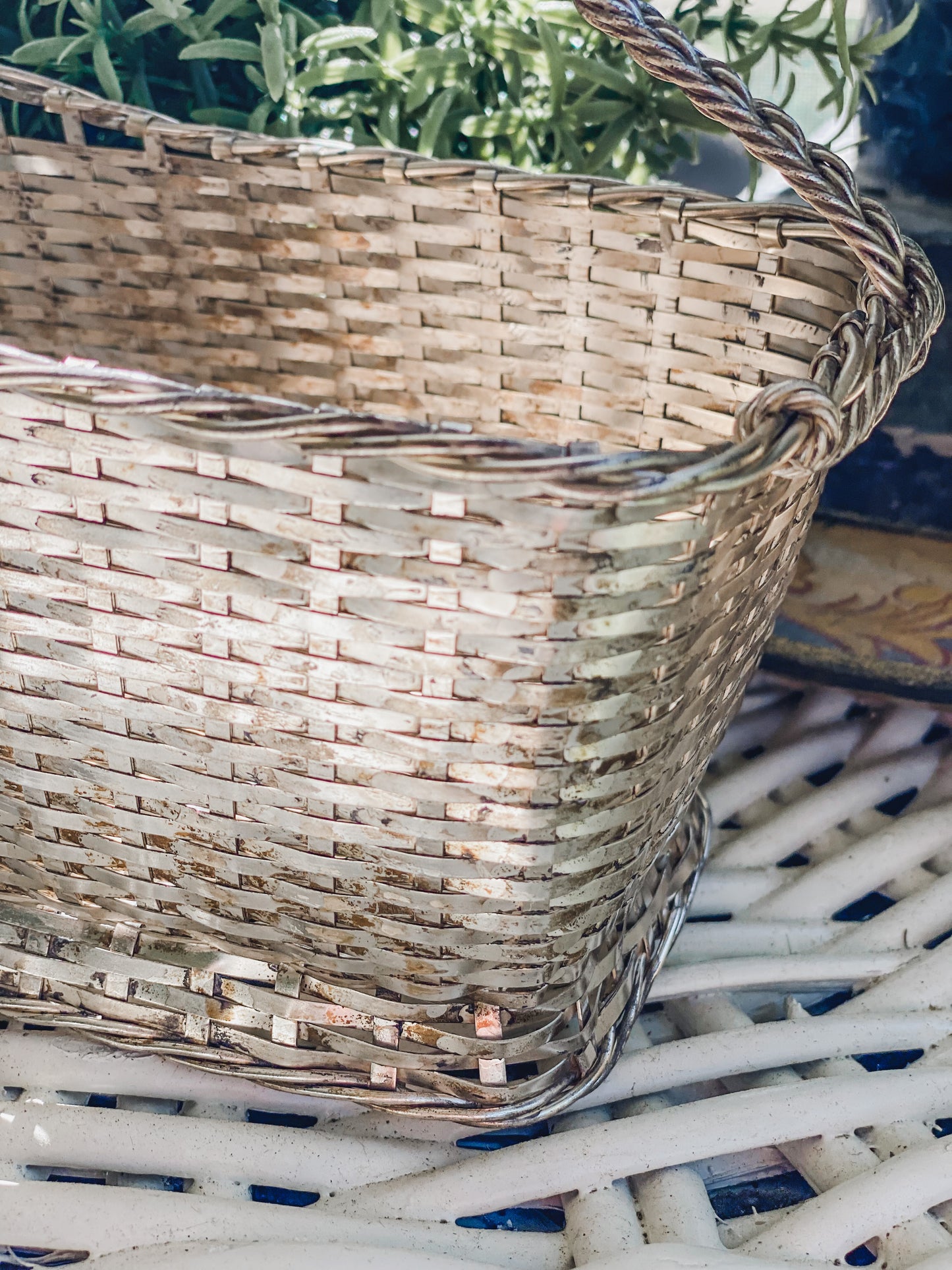 Antique "Gallia" Christofle Wine Basket from the turn of the Century