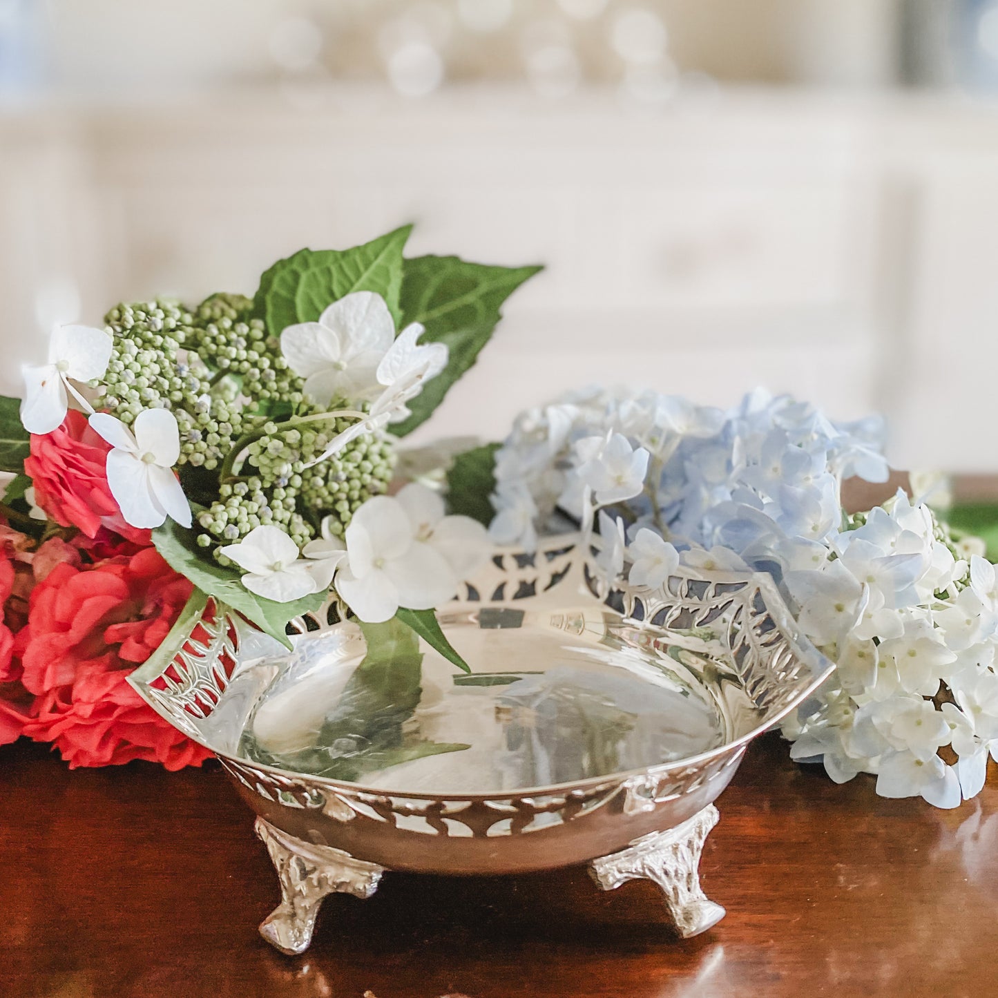 English Pierced Footed Dish