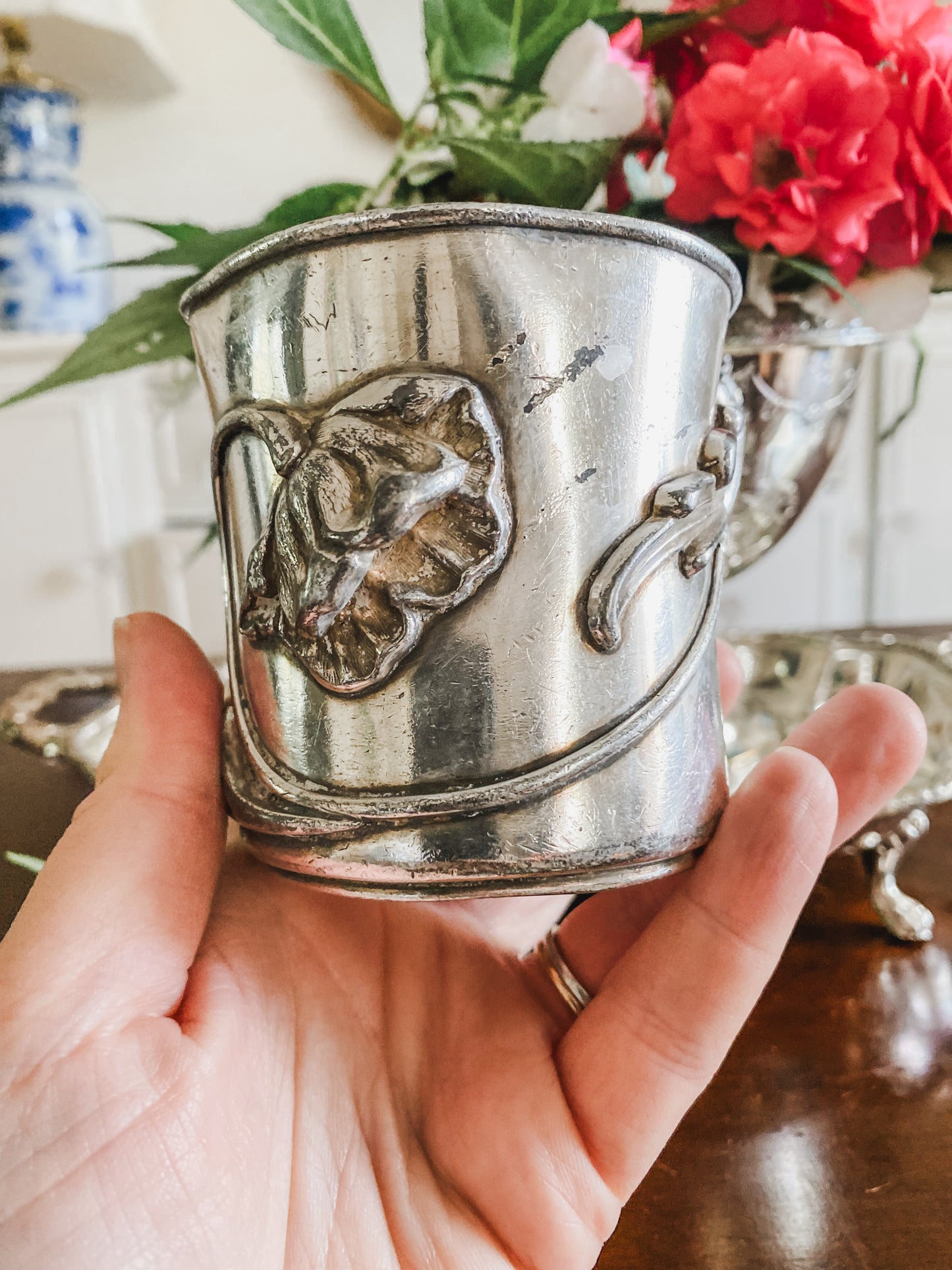 Victorian Quadroupleplate Cup