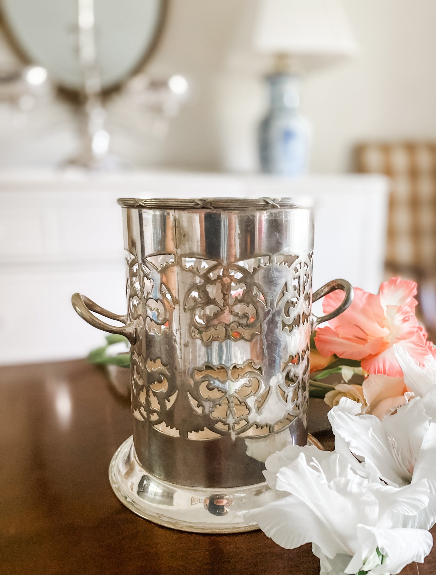 Large Pierced bottle holder