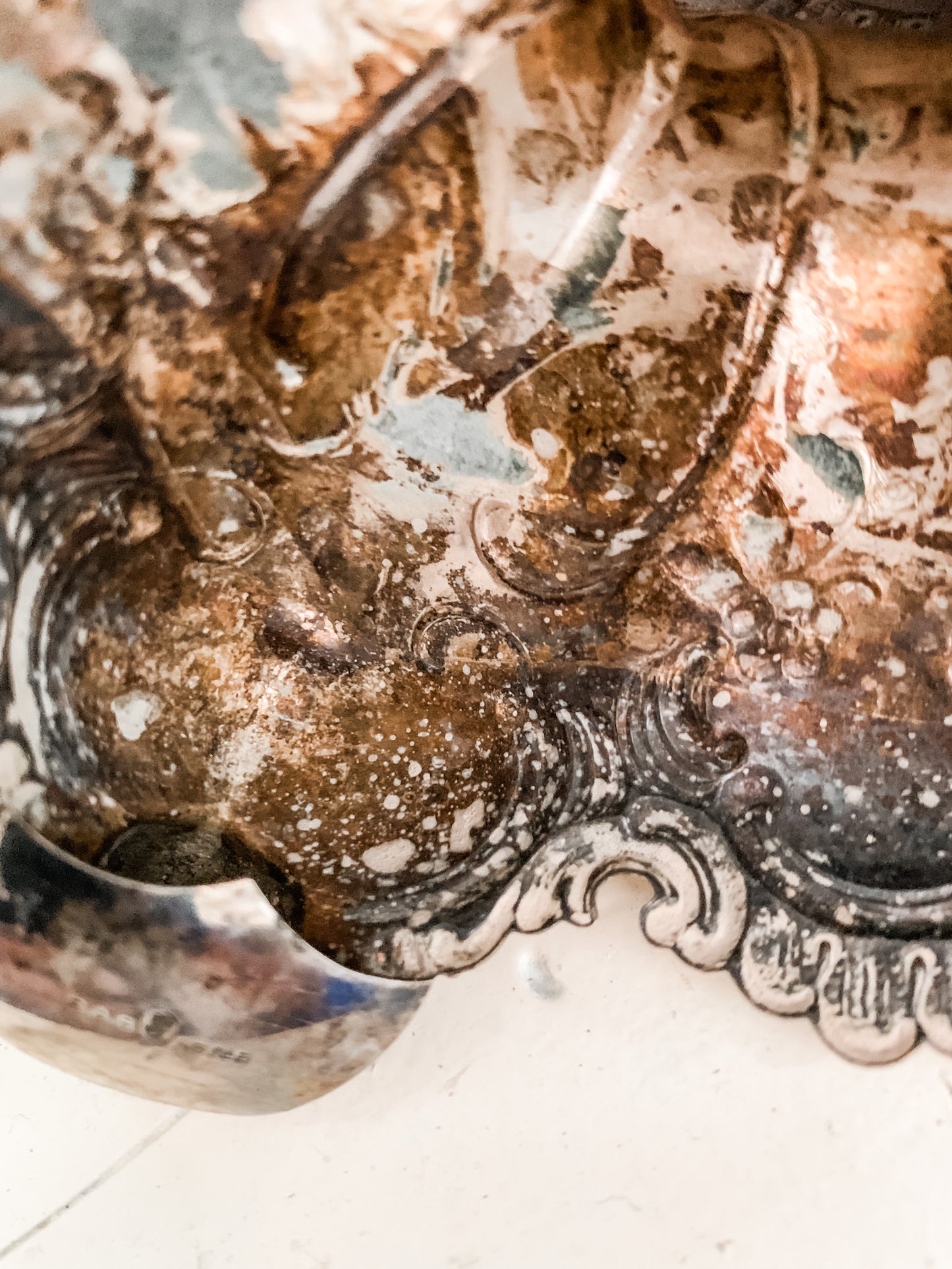 Gorgeous Antique Swedish Repousse Candlesticks