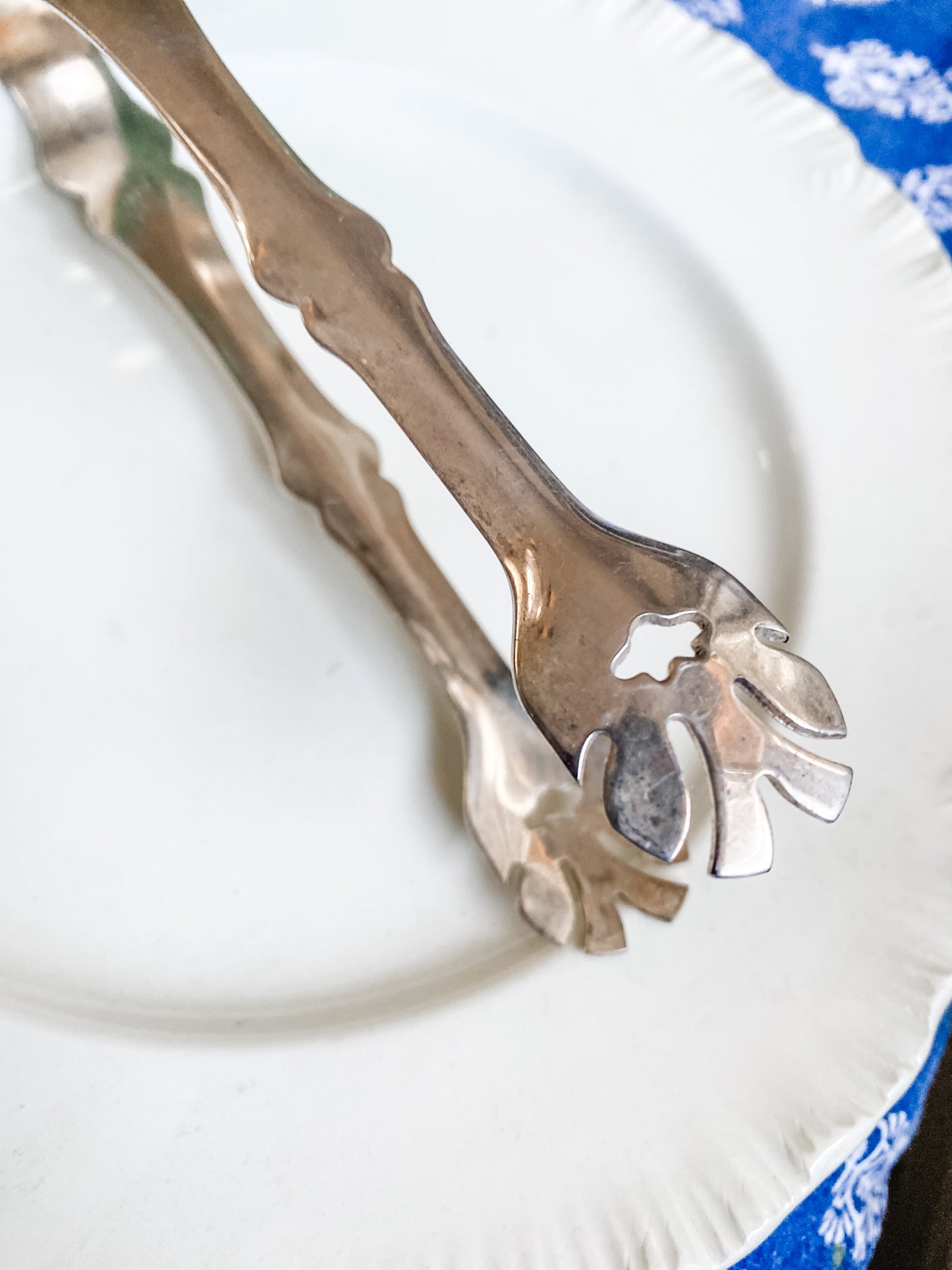 Substantial Friedman Silver Co Tongs