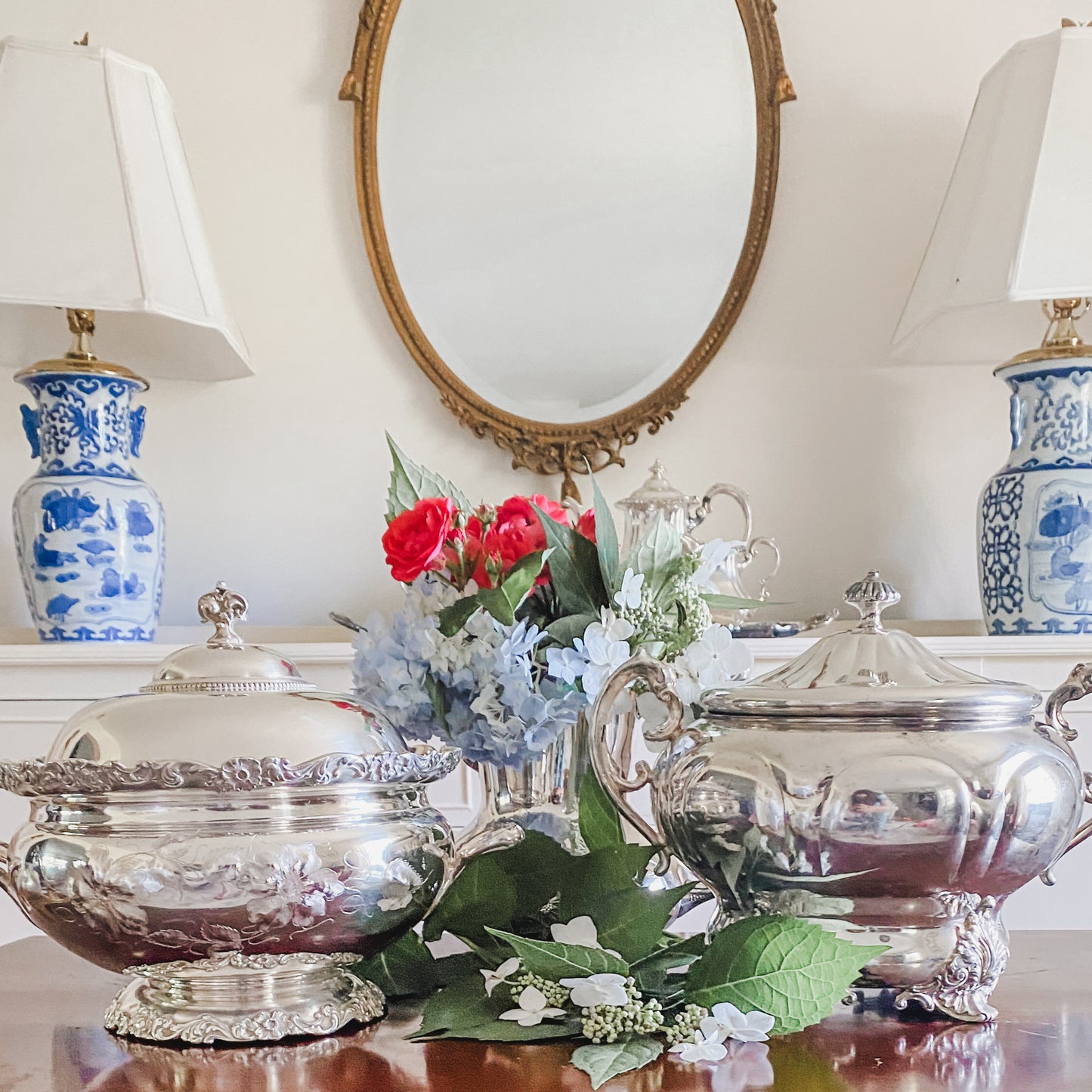 Middletown Silver Quadroupleplate Tureen